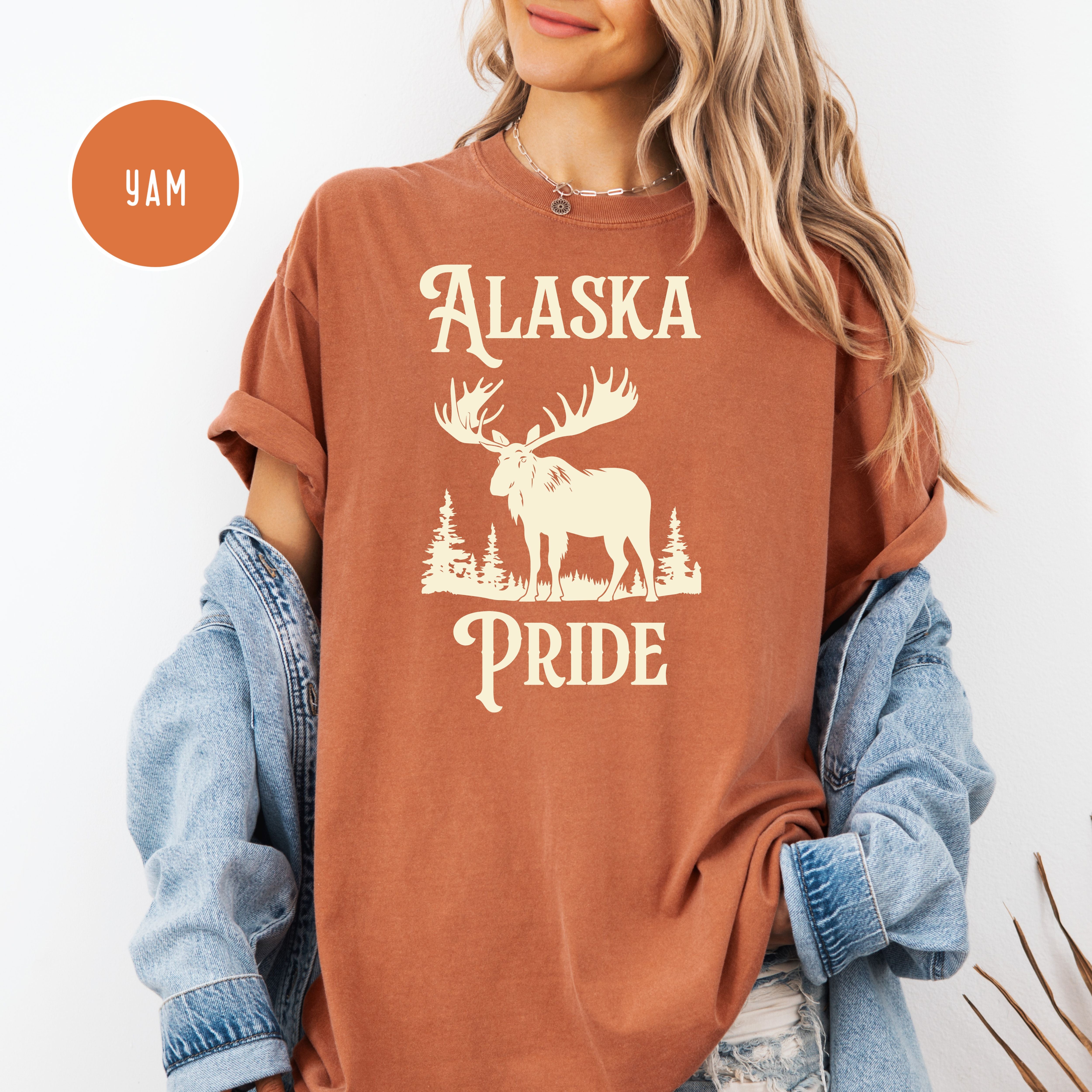 Alaska Pride Comfort Colors Adult Unisex Tee Shirt