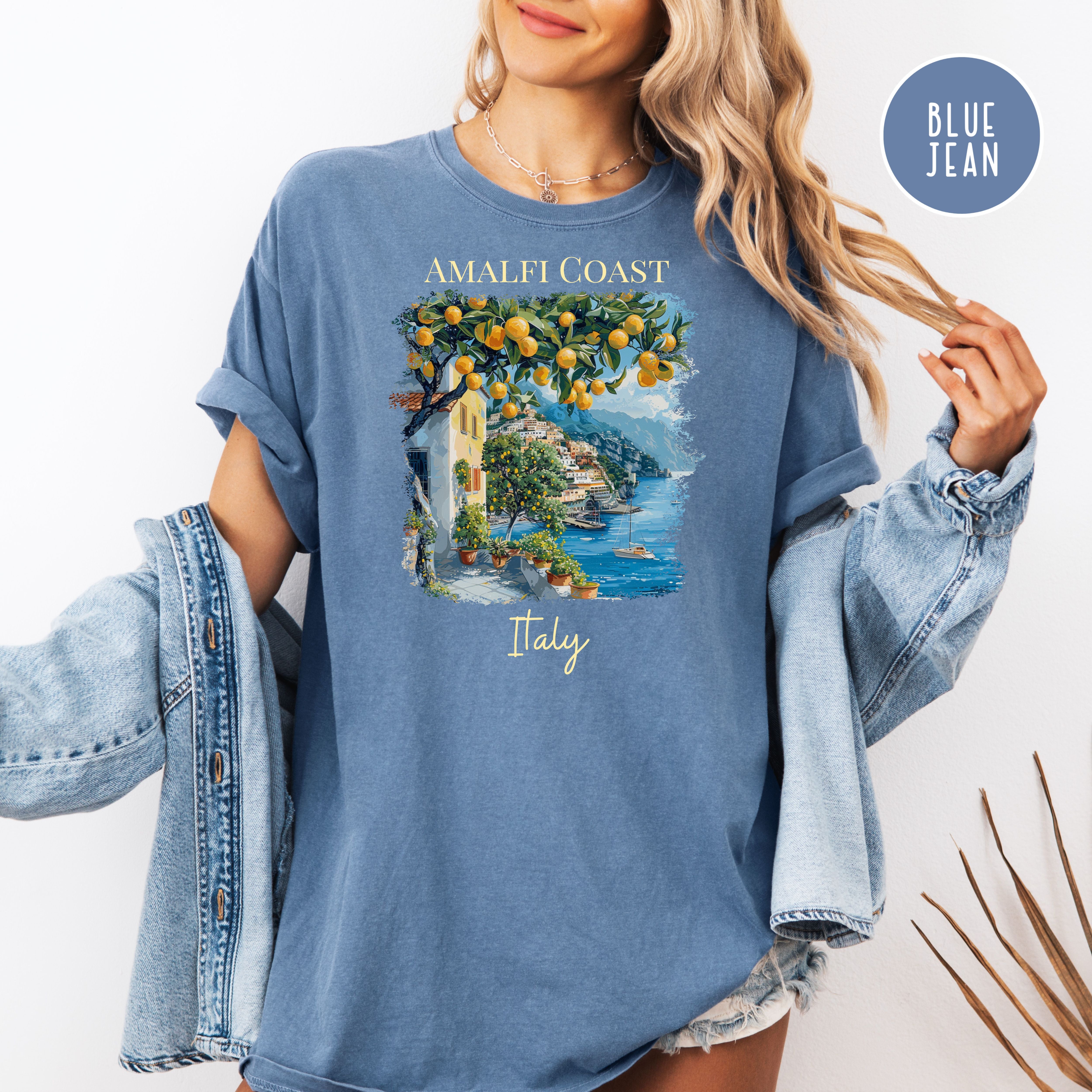 Amalfi Coast Italy Comfort Colors Vacation Tee Shirt
