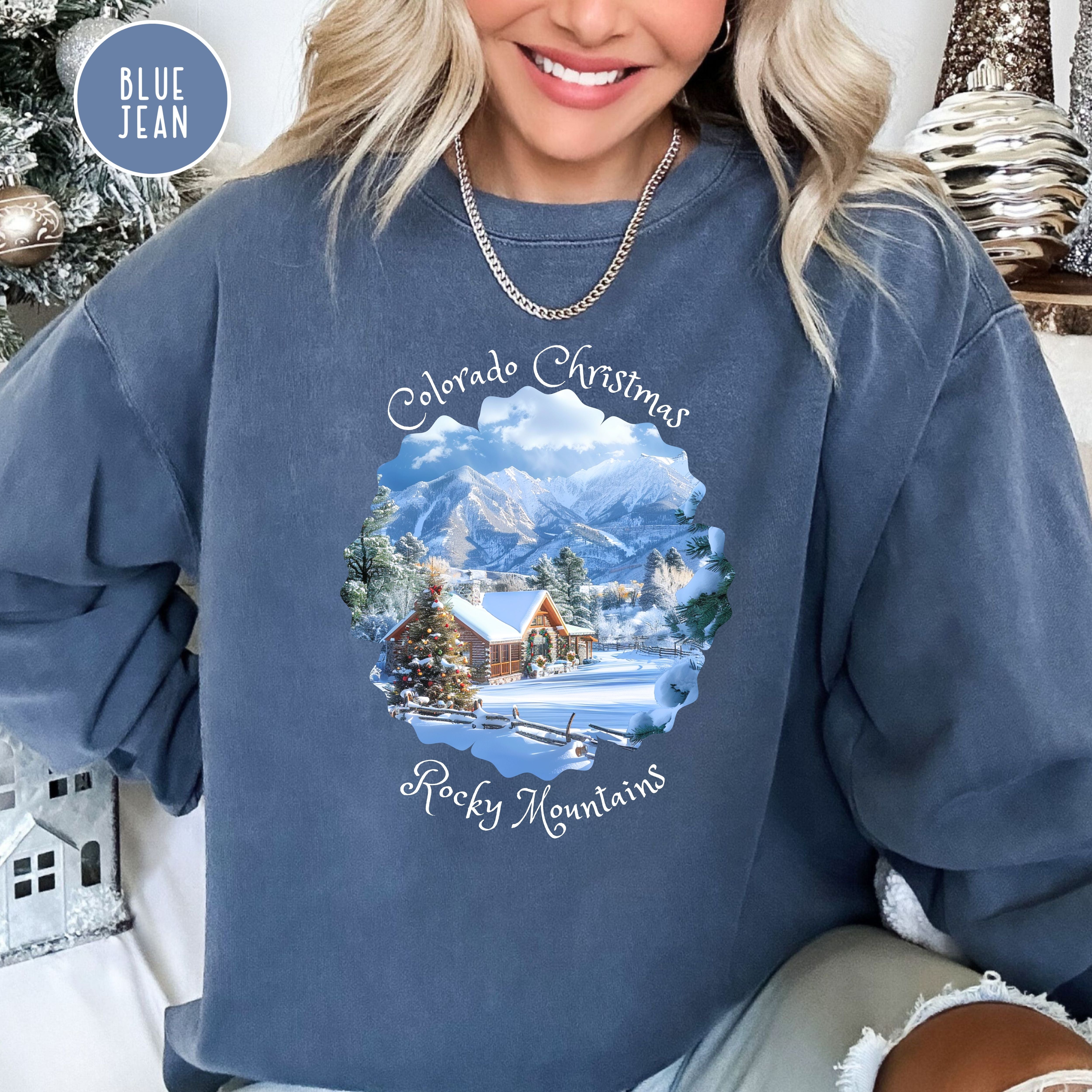 Colorado Christmas Comfort Colors® Sweatshirt