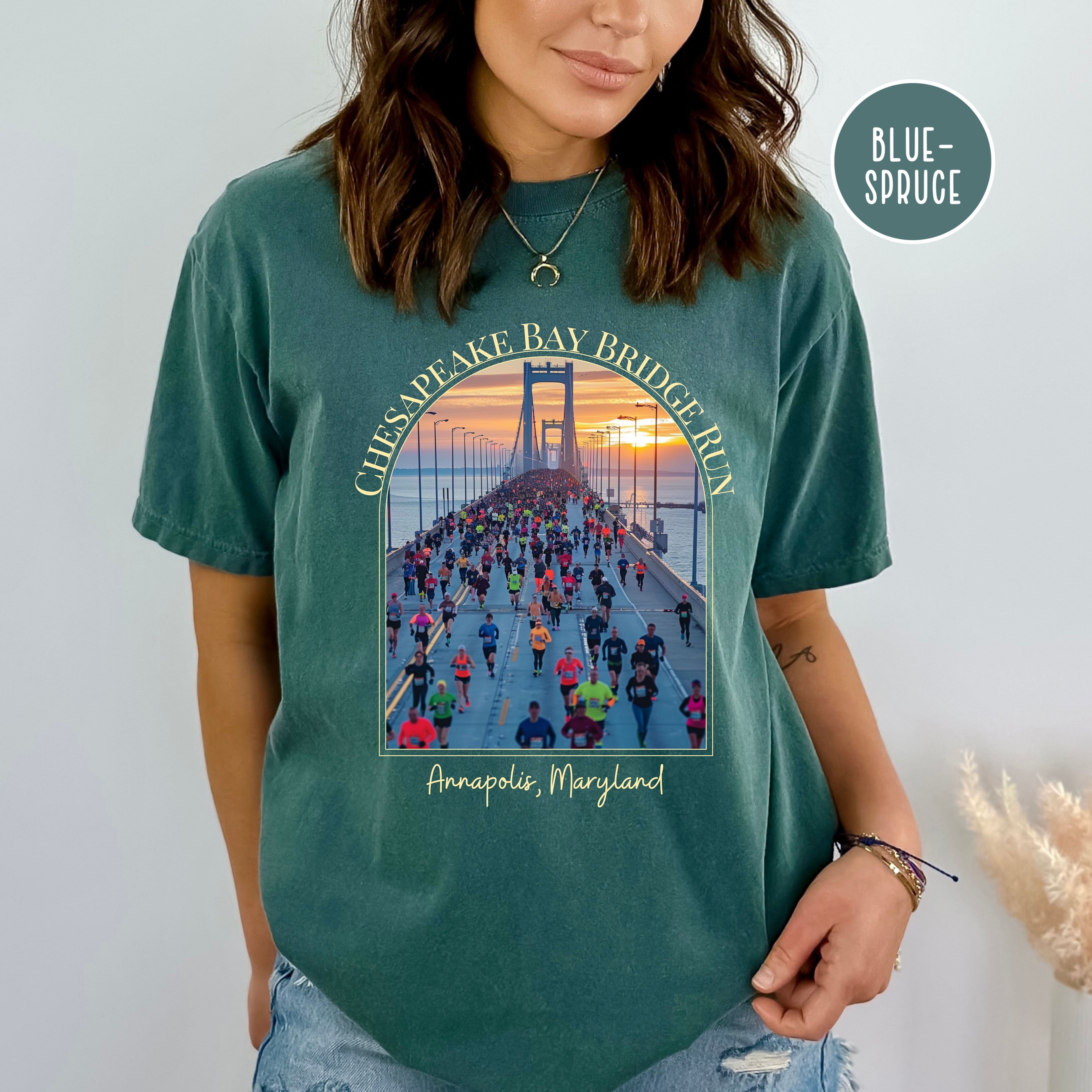 Chesapeake Bay Bridge Run Comfort Colors® Tee