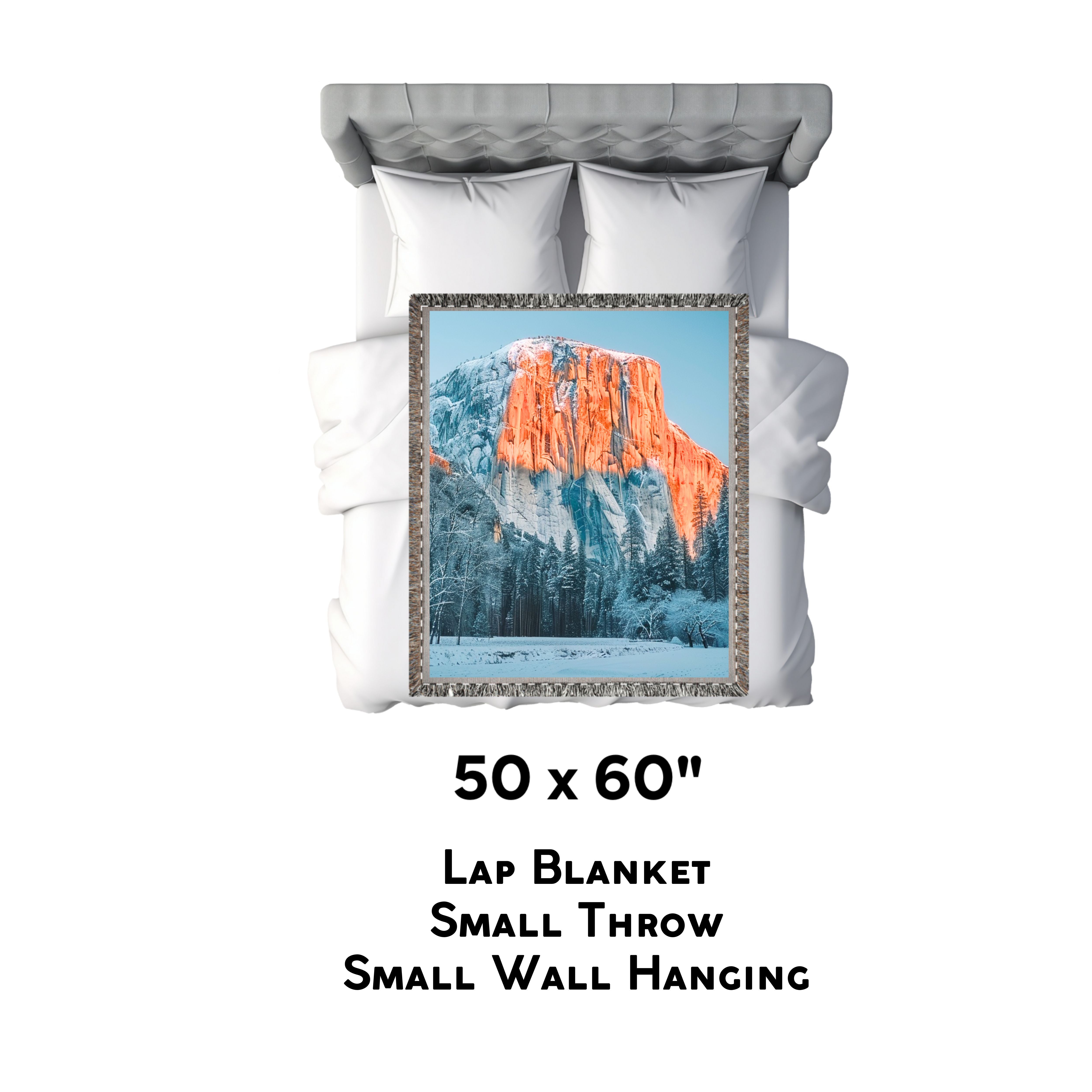 Yosemite National Park Half Dome Woven Blanket