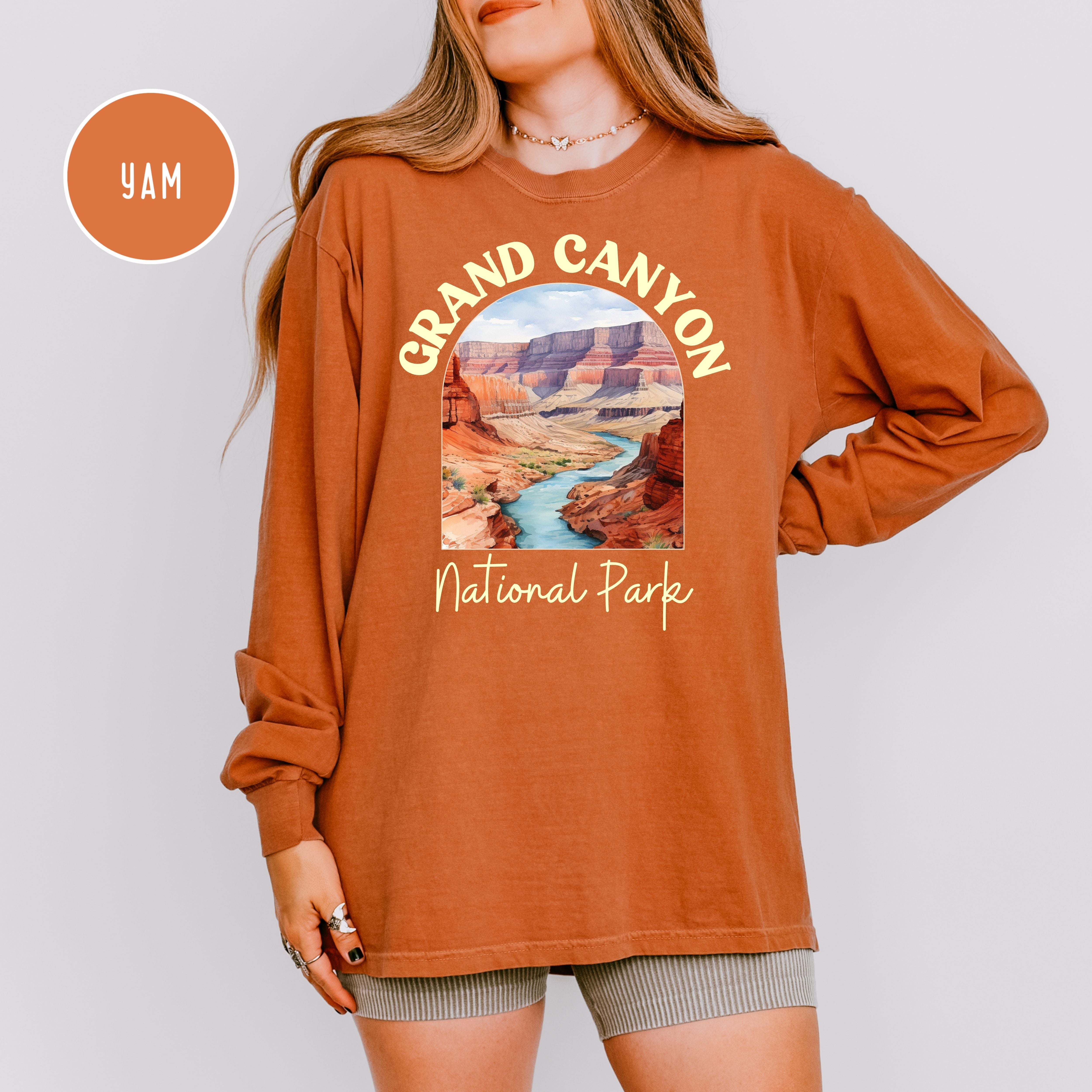Grand Canyon National Park Arizona Long Sleeve Comfort Colors Shirt