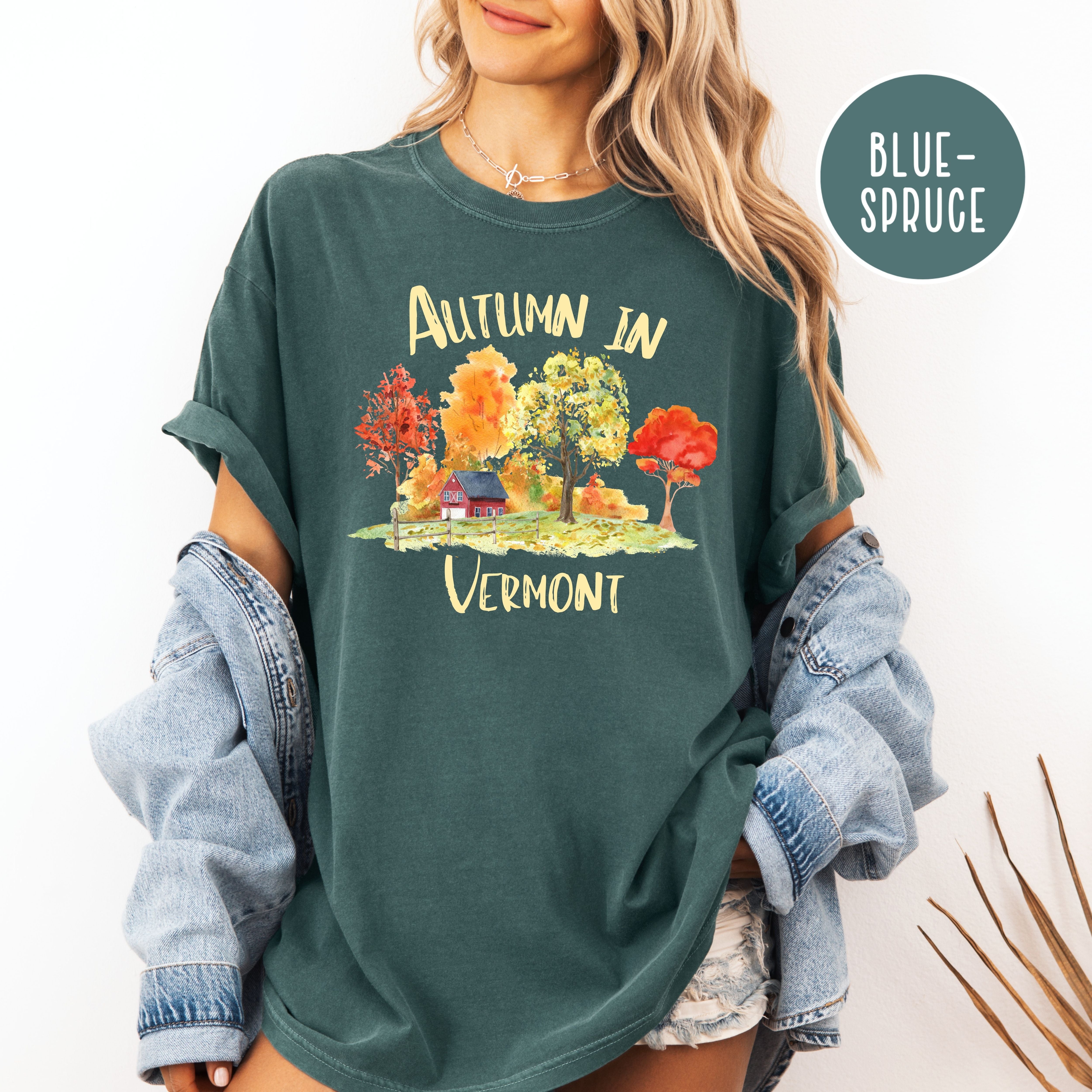 Autumn in Vermont Beautiful Fall Colors Comfort Colors Tee