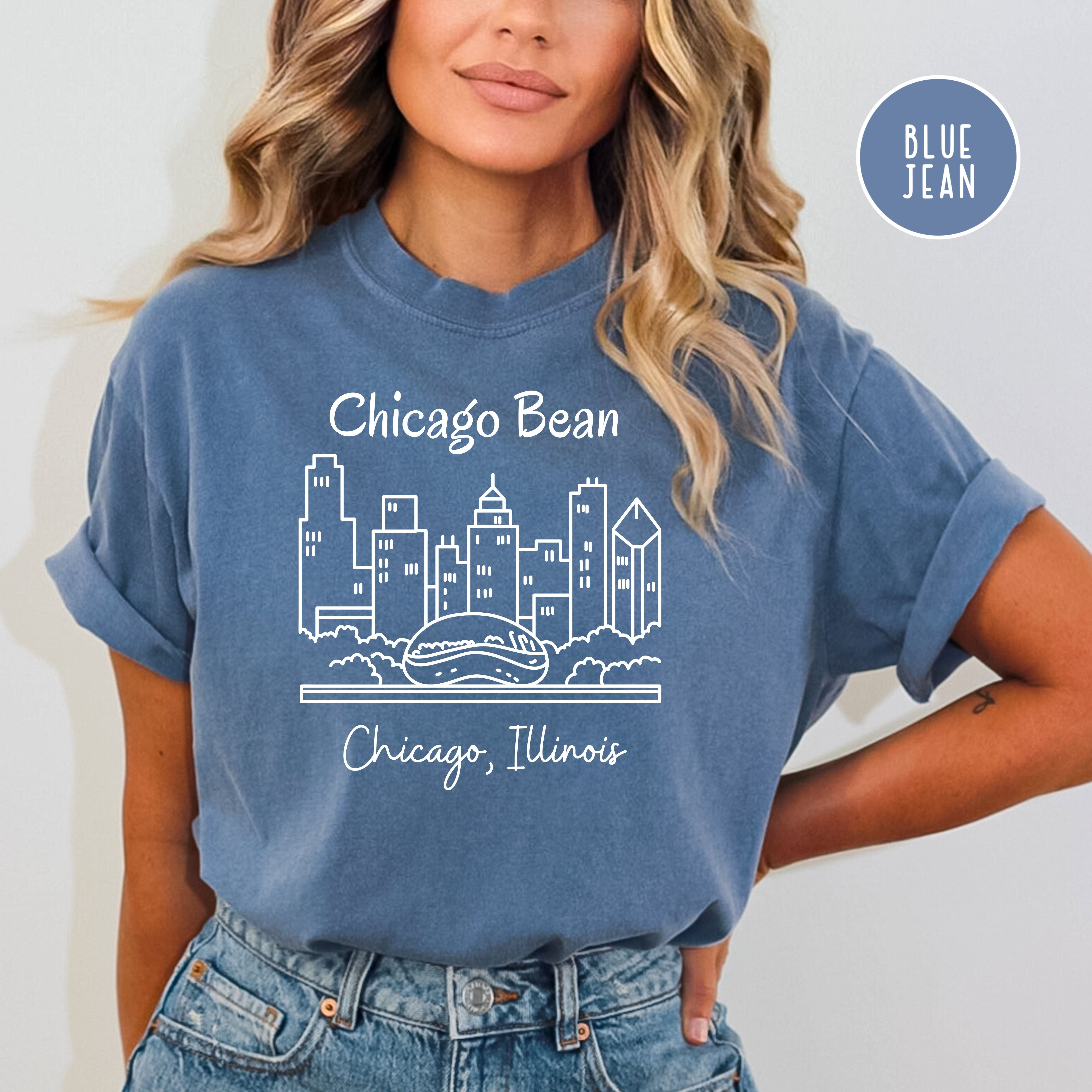 The Chicago Bean Comfort Colors® Tee