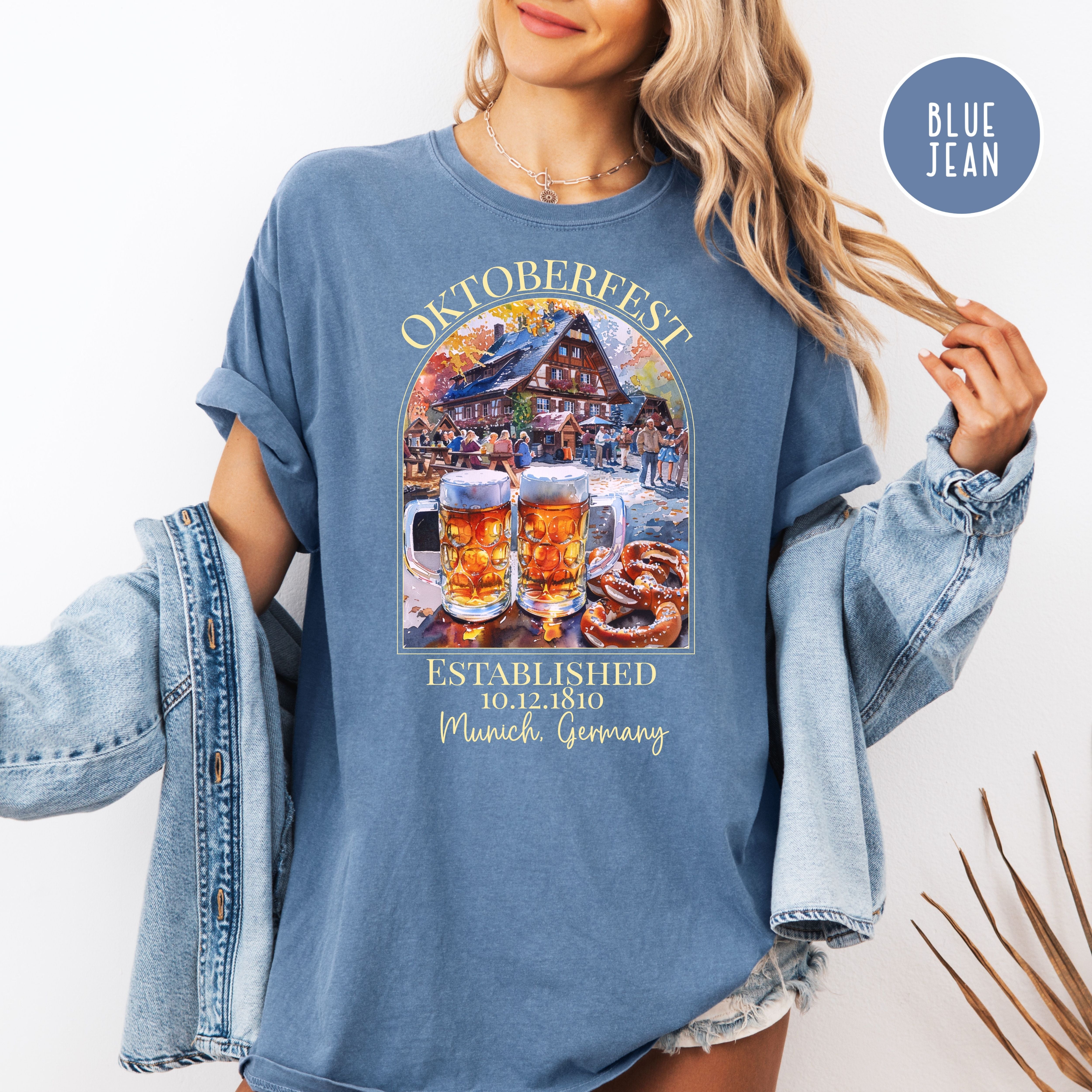 Oktoberfest Celebration Comfort Colors Tee Shirt
