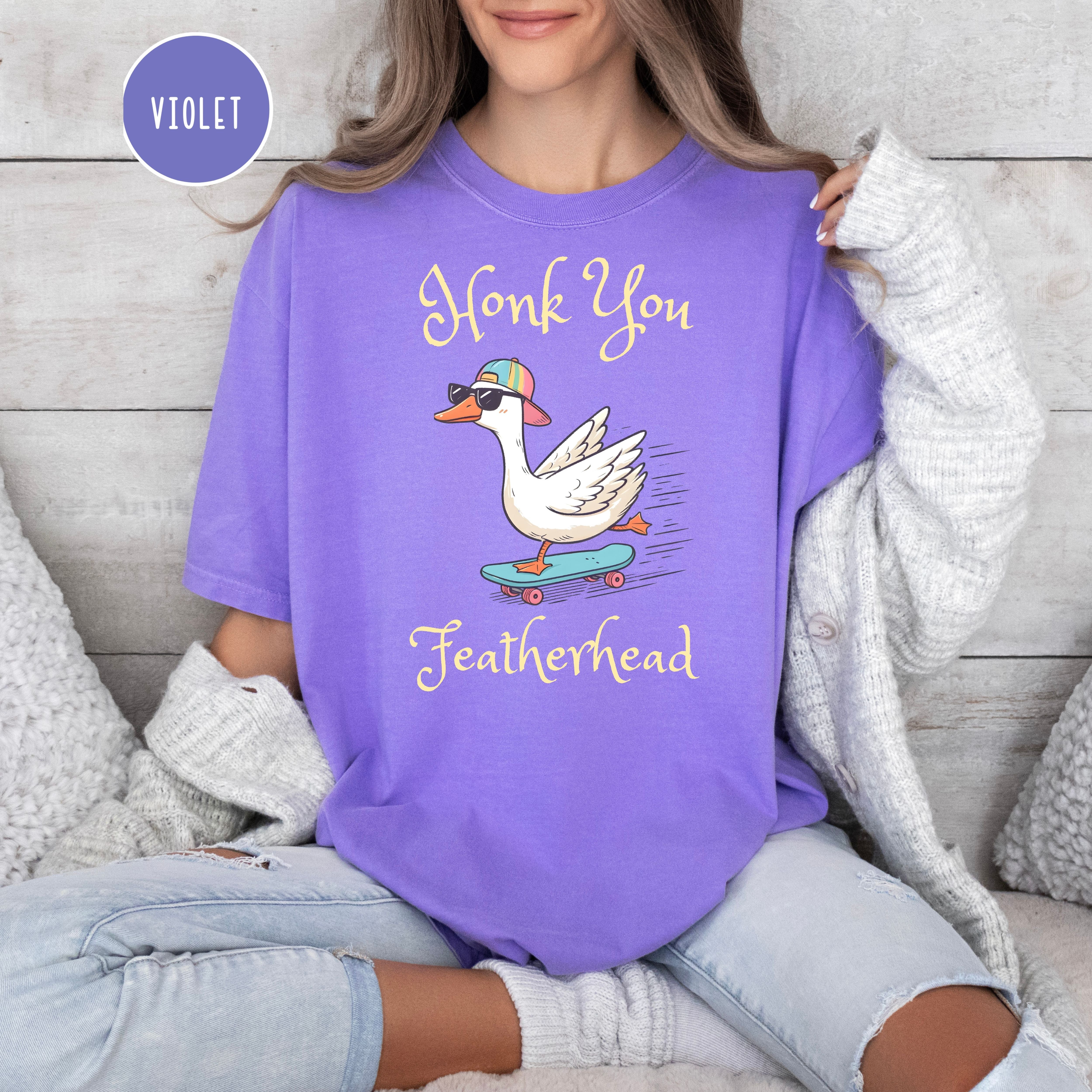 Silly Goose Honk You Comfort Colors Gift Tee