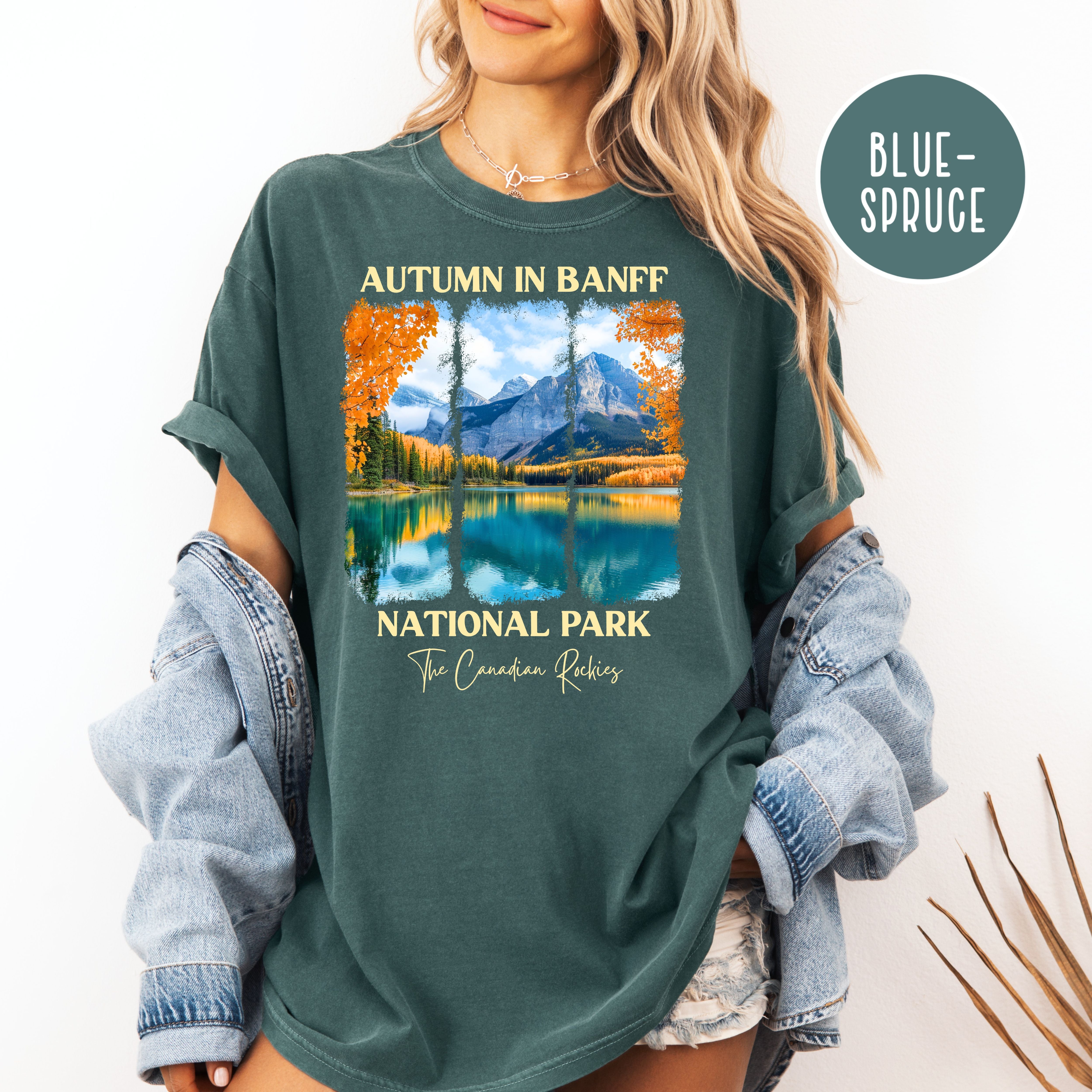 Autumn in Banff National Park Comfort Colors Unisex Tee