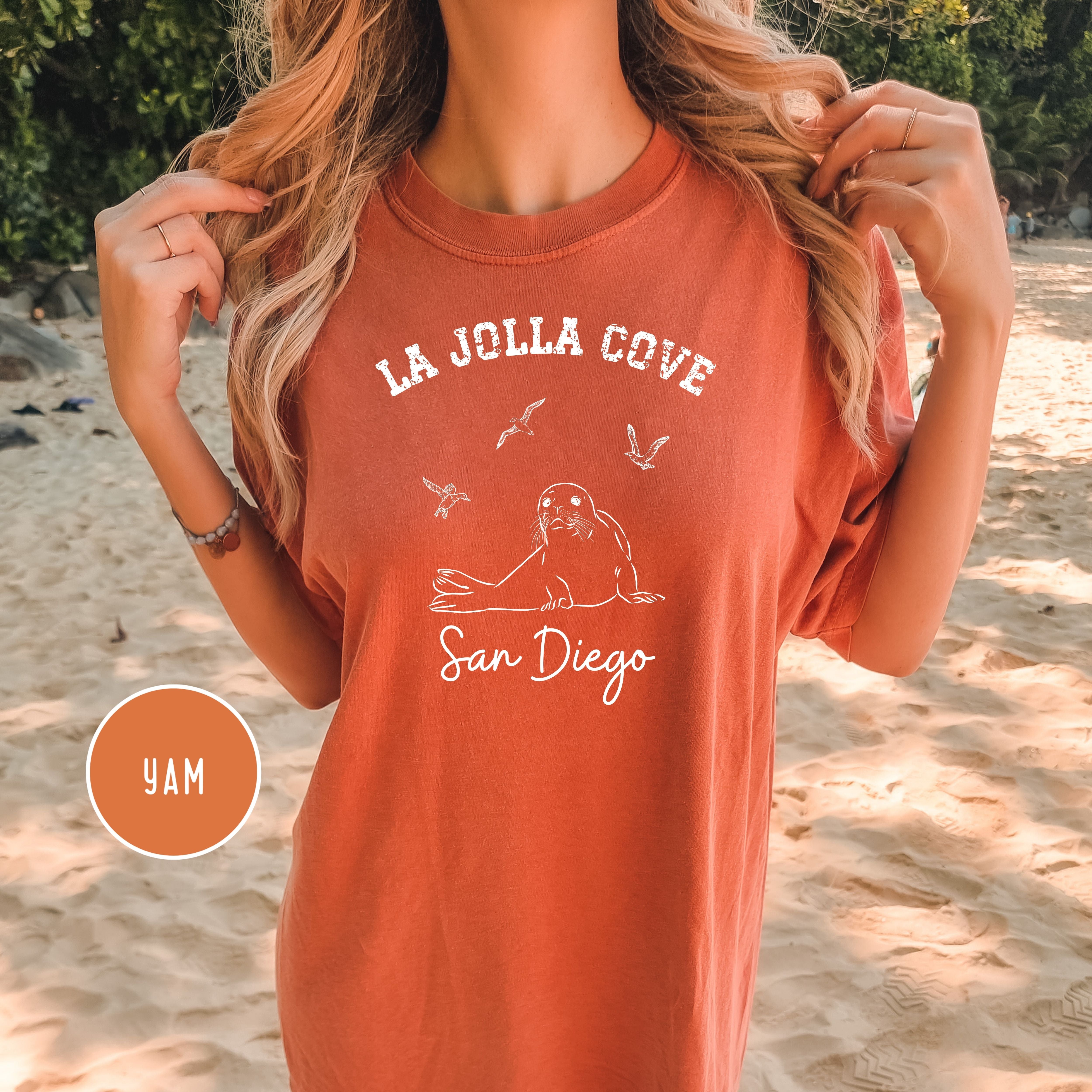 La Jolla Cove San Diego Sealion Comfort Colors® Tee