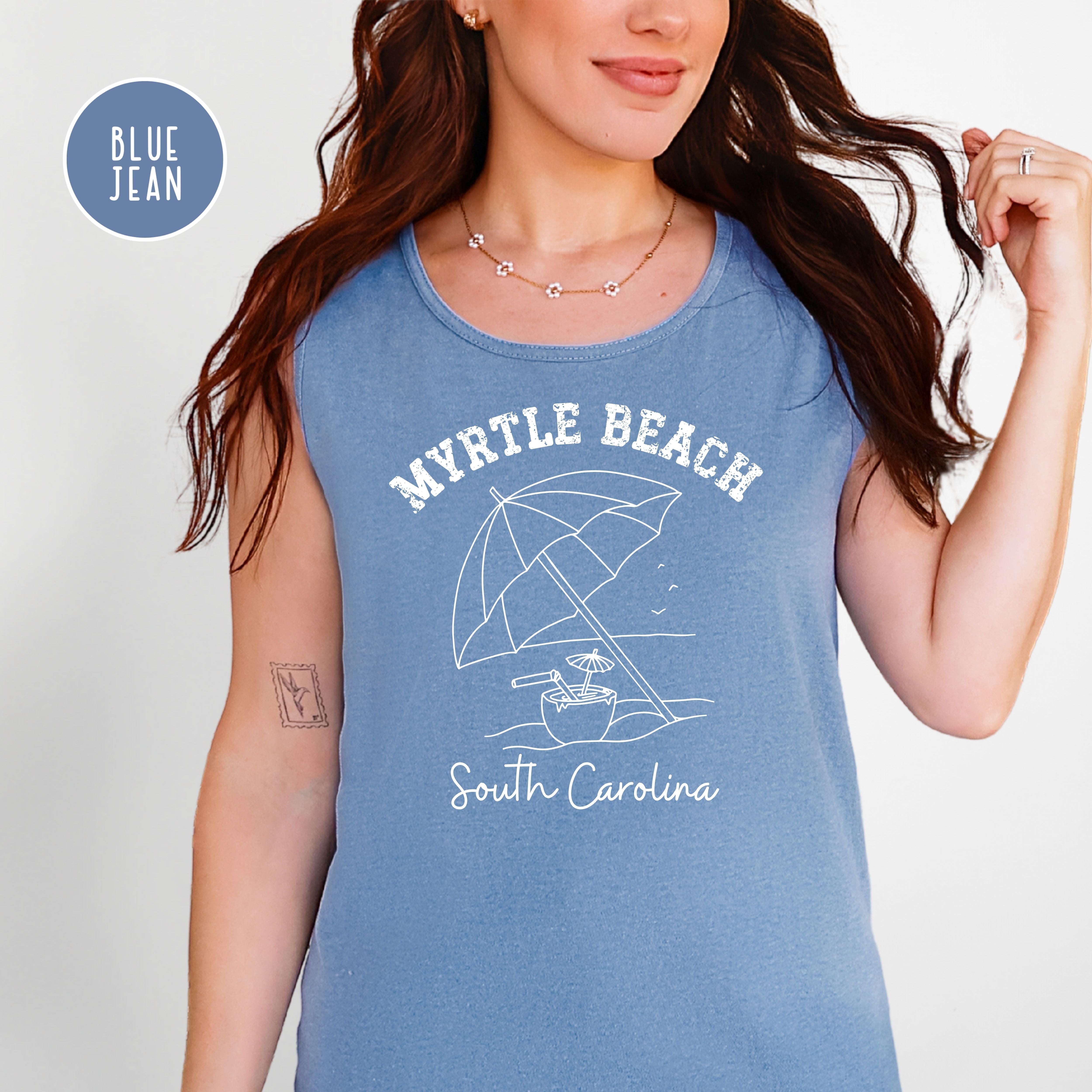 Myrtle Beach South Carolina Comfort Colors Tank Top