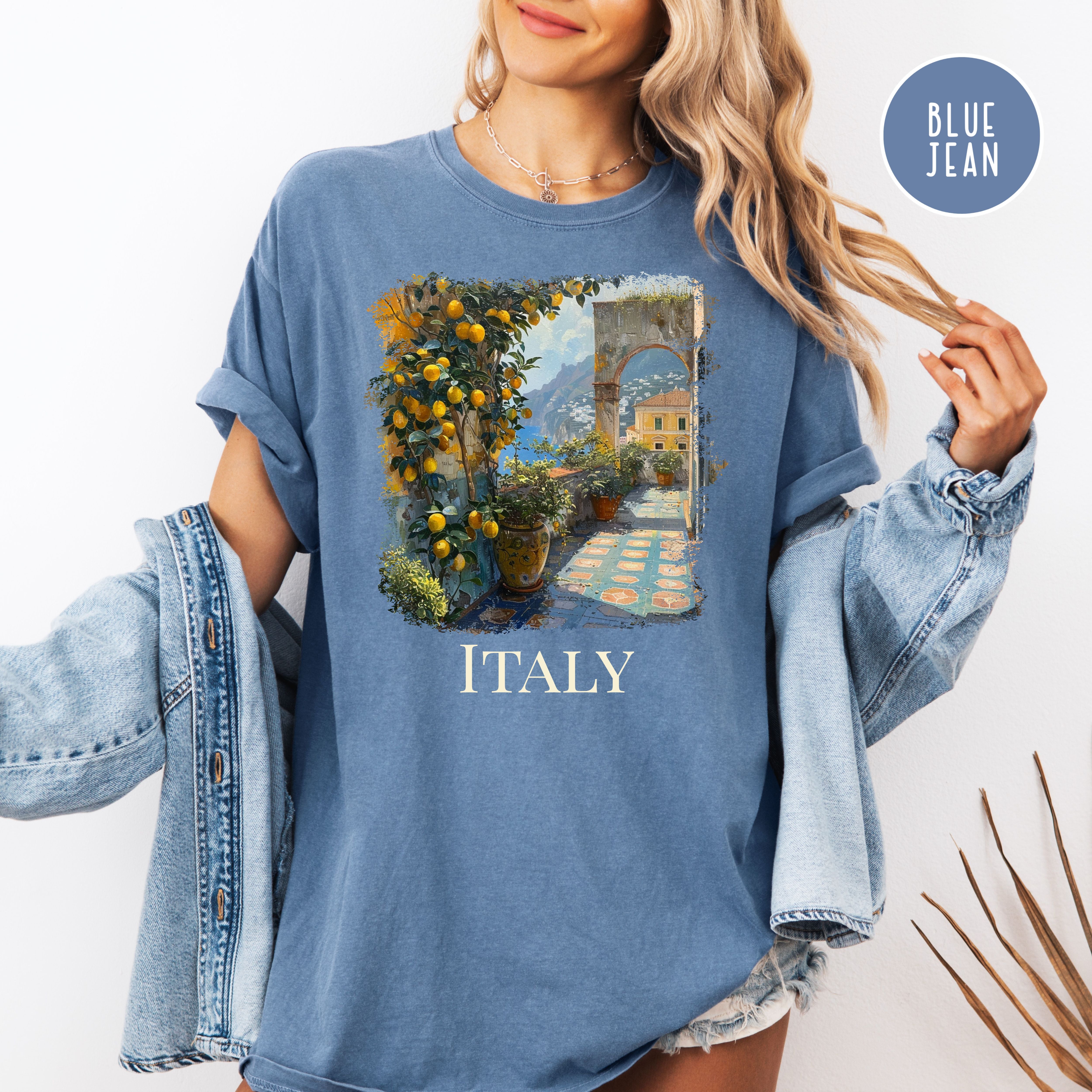 Italy Lover Comfort Colors Vacation Gift Tee