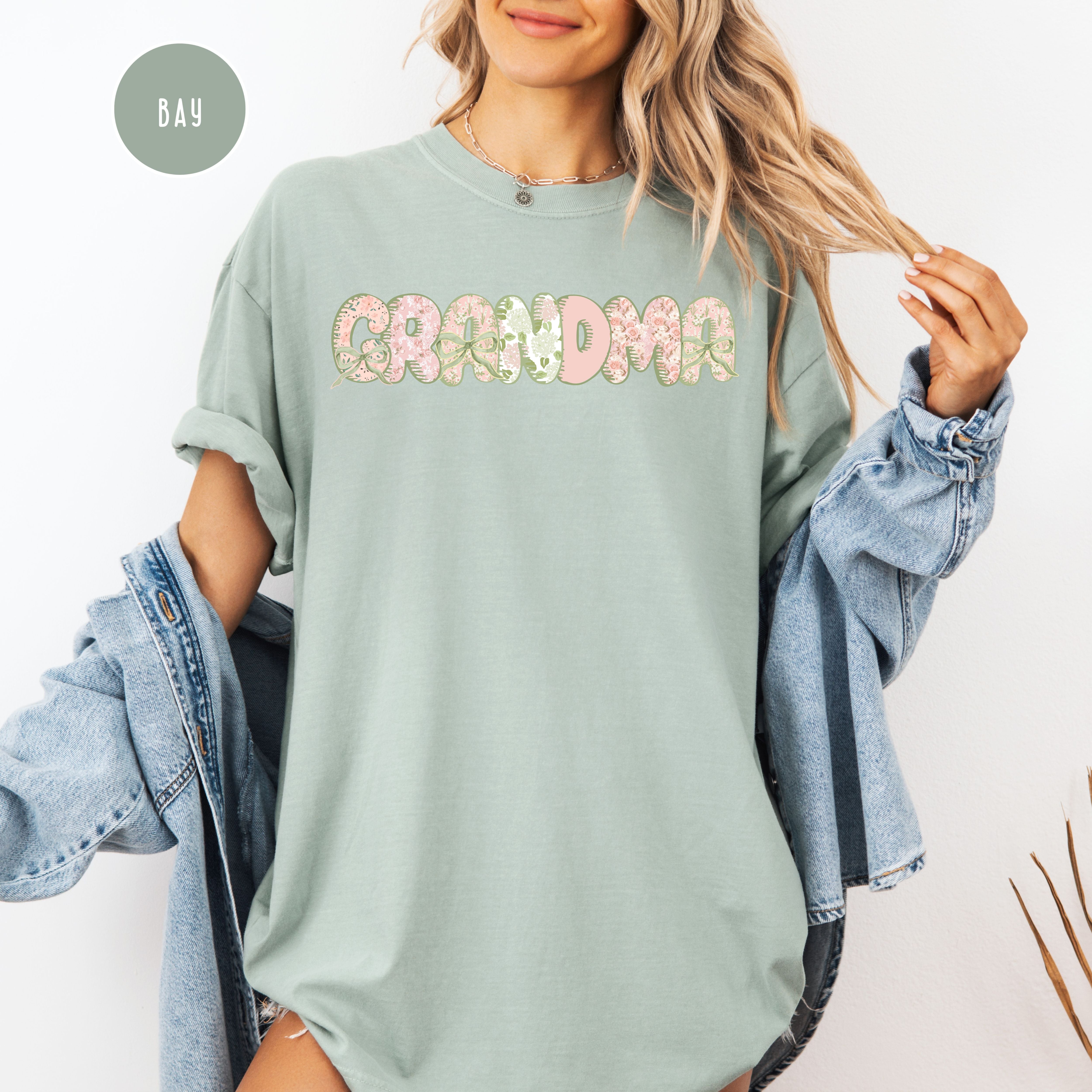 Soft Pastel Coquette Grandma Comfort Colors Tee