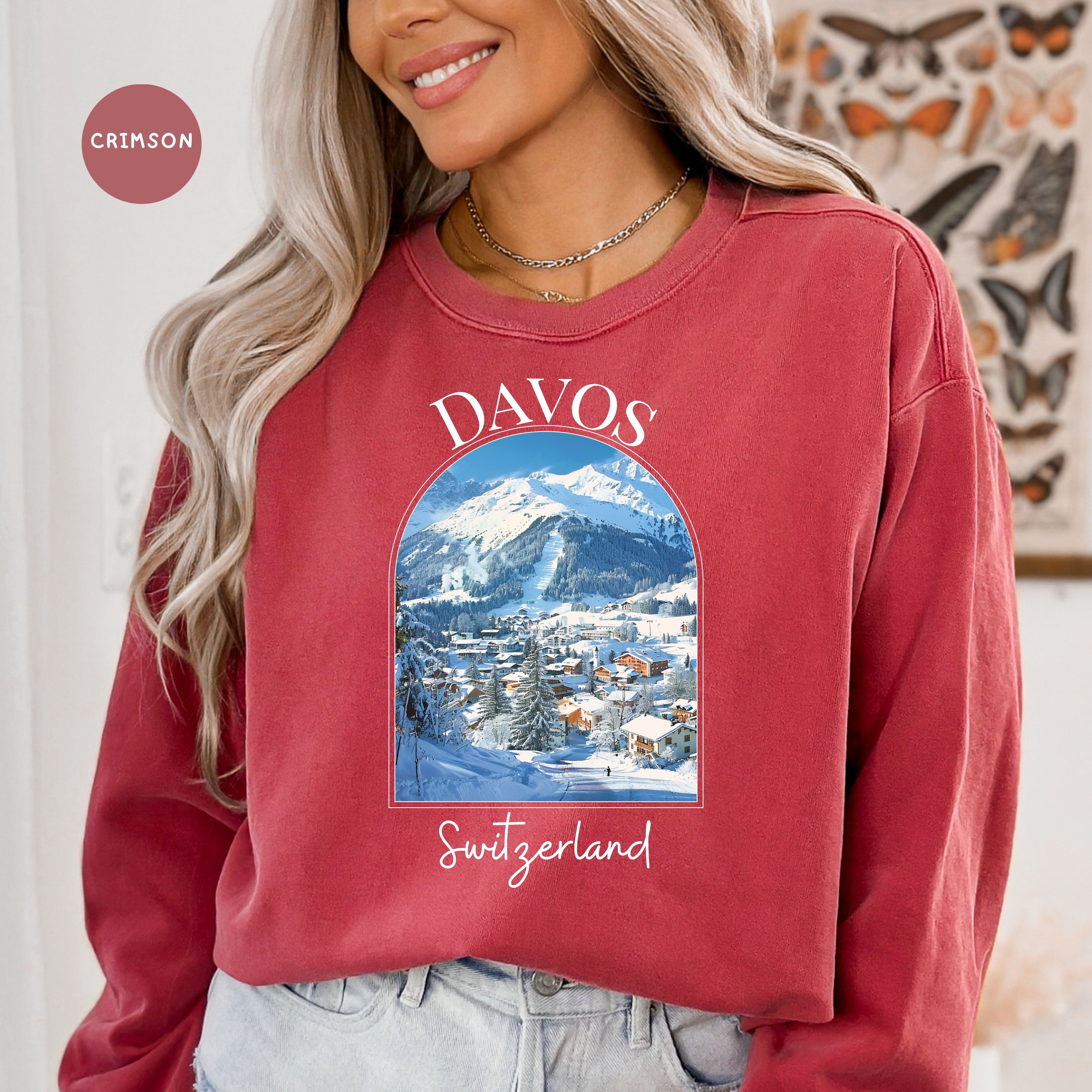 Davos Switzerland Comfort Colors® Sweatshirt