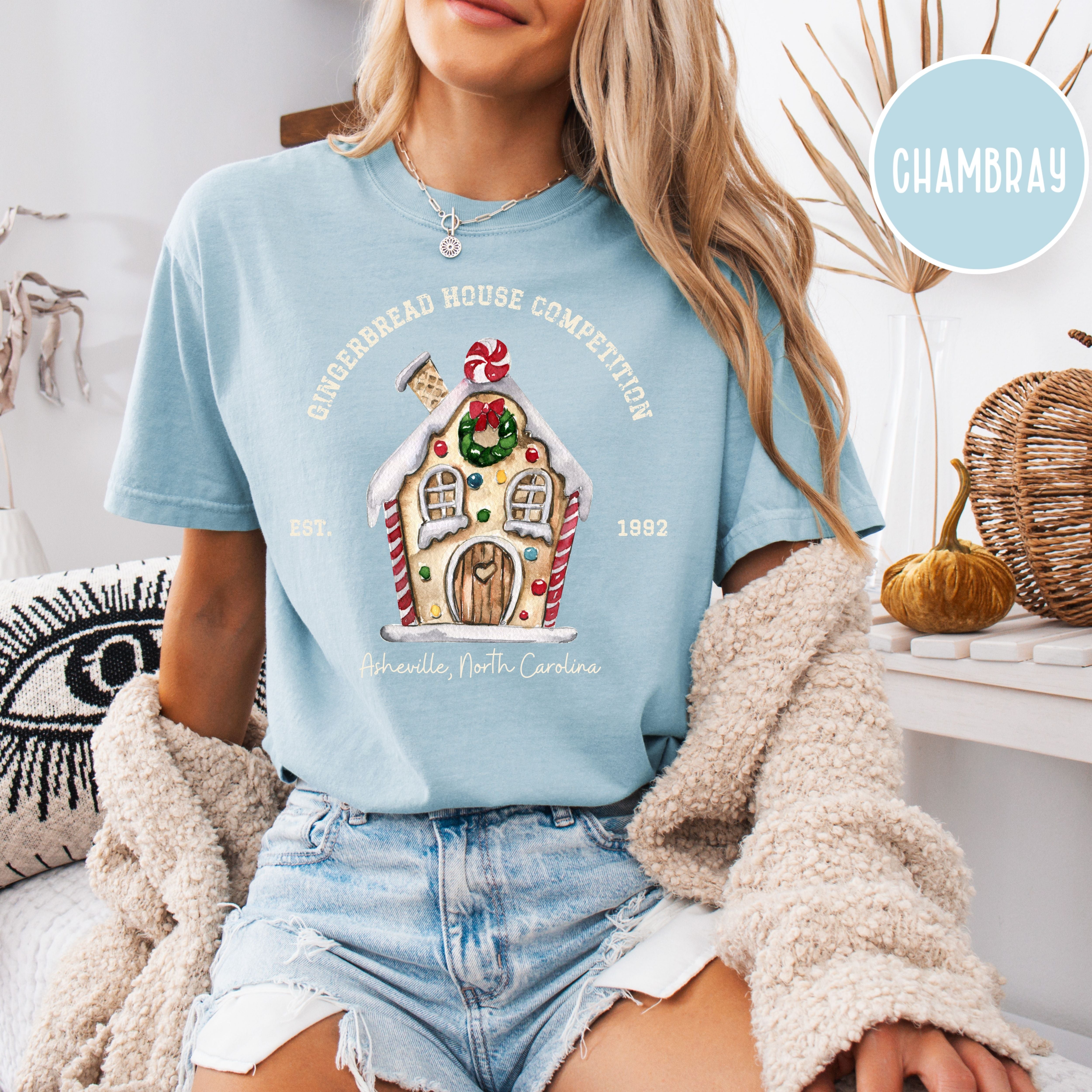 Asheville North Carolina Gingerbread House Competition Comfort Colors® Tee