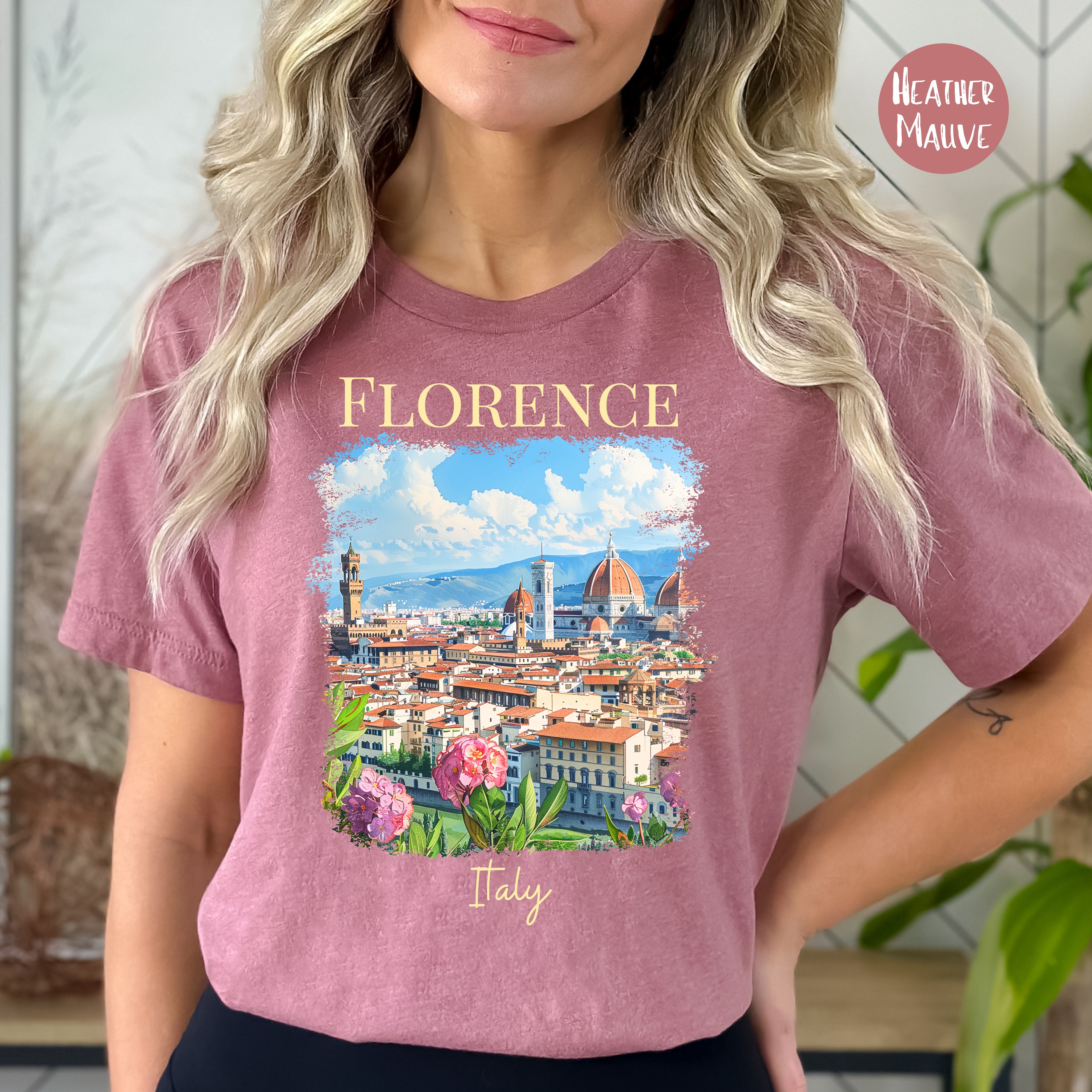 Florence Italy Bella Canvas Tee