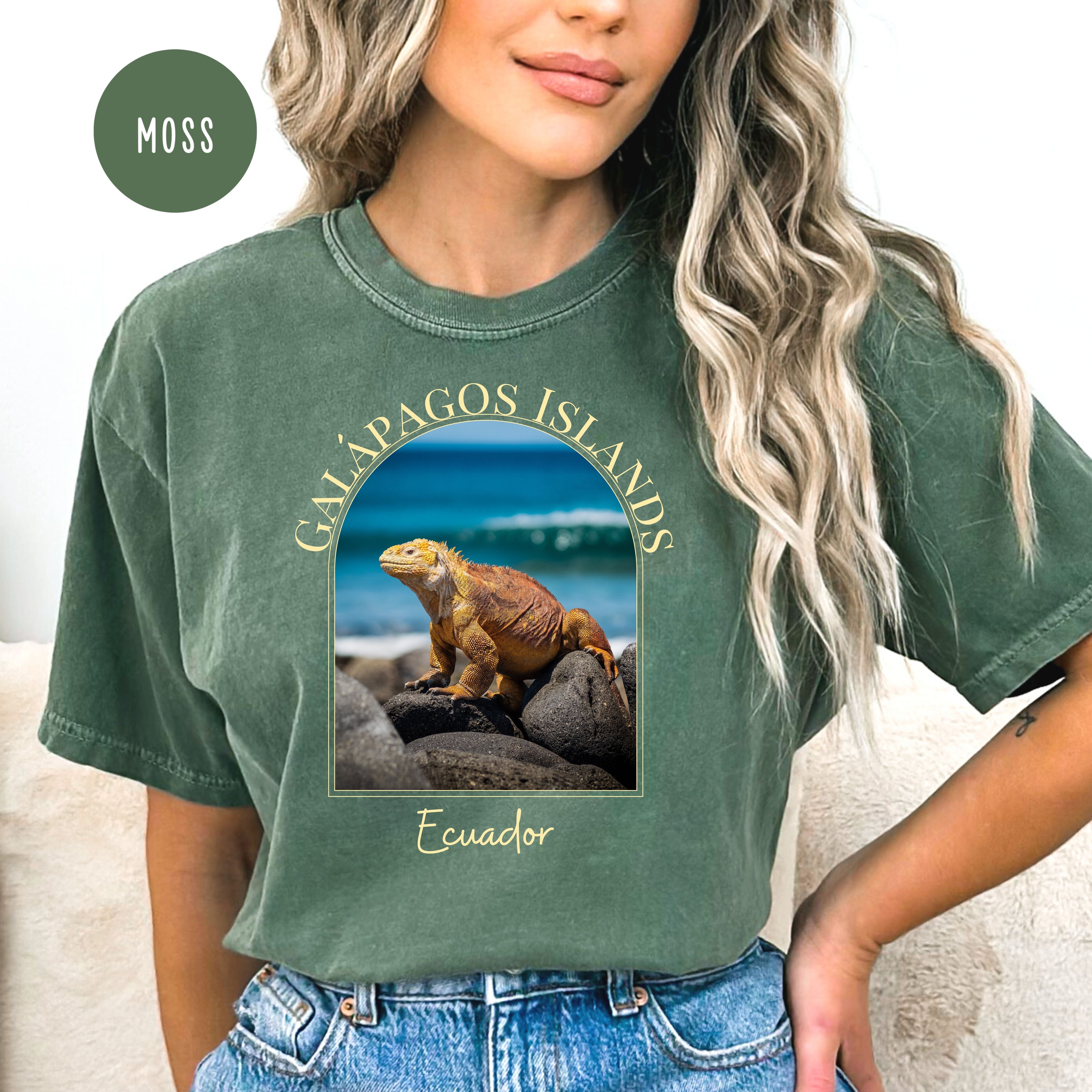 Galapagos Islands Iguana Comfort Colors® Tee