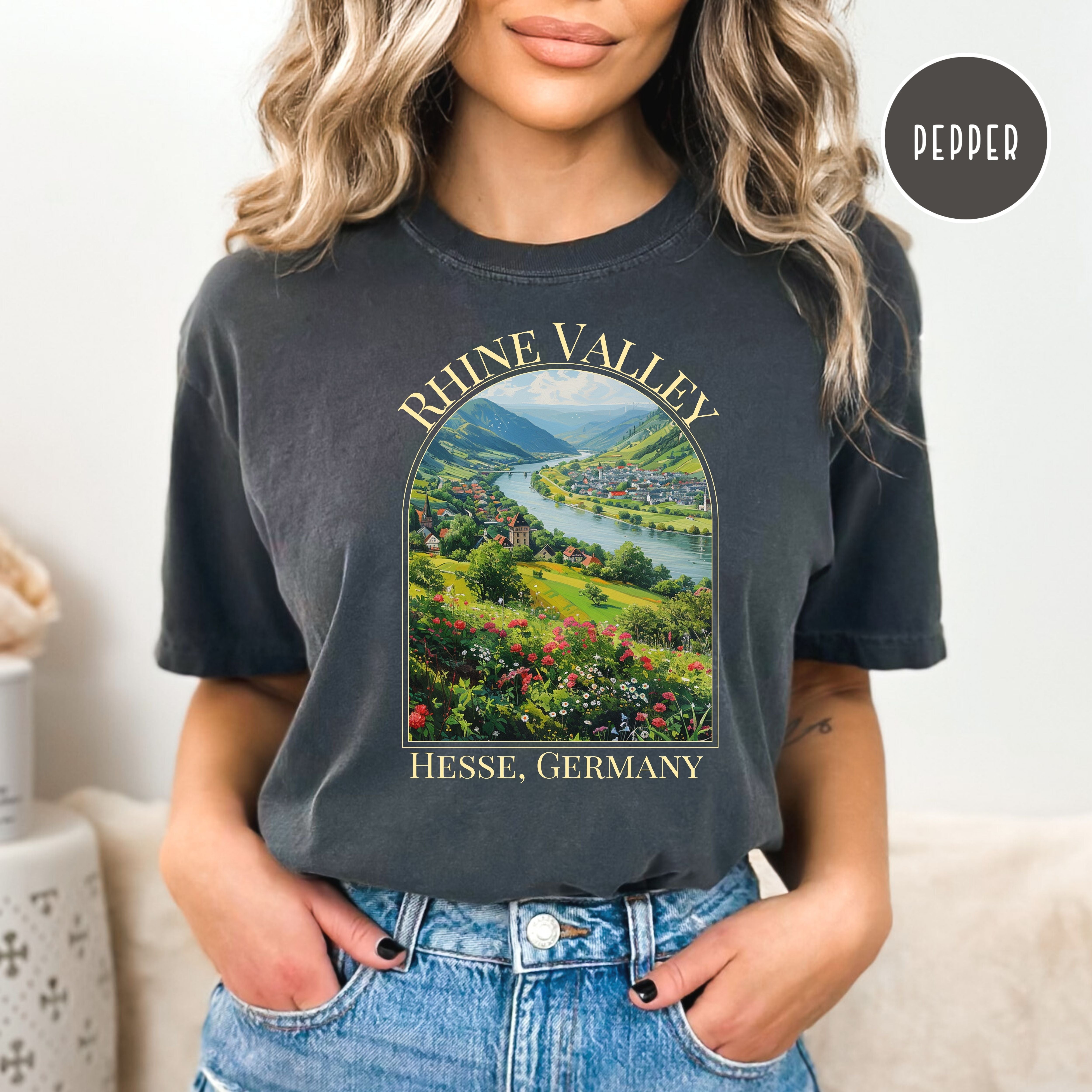 Rhine Valley Hesse Germany Comfort Colors® Tee