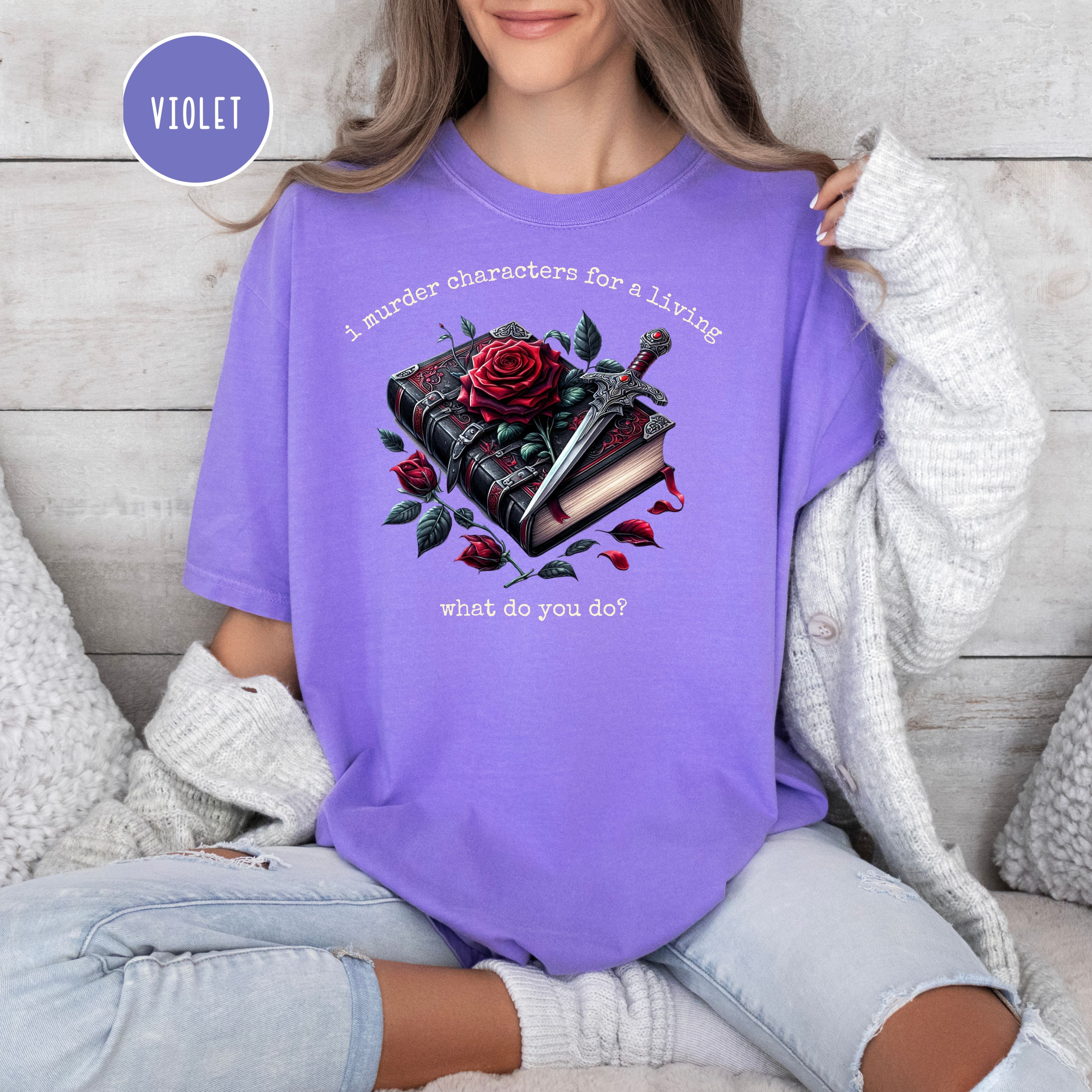 Murder Mystery Writer Comfort Colors Gift Tee