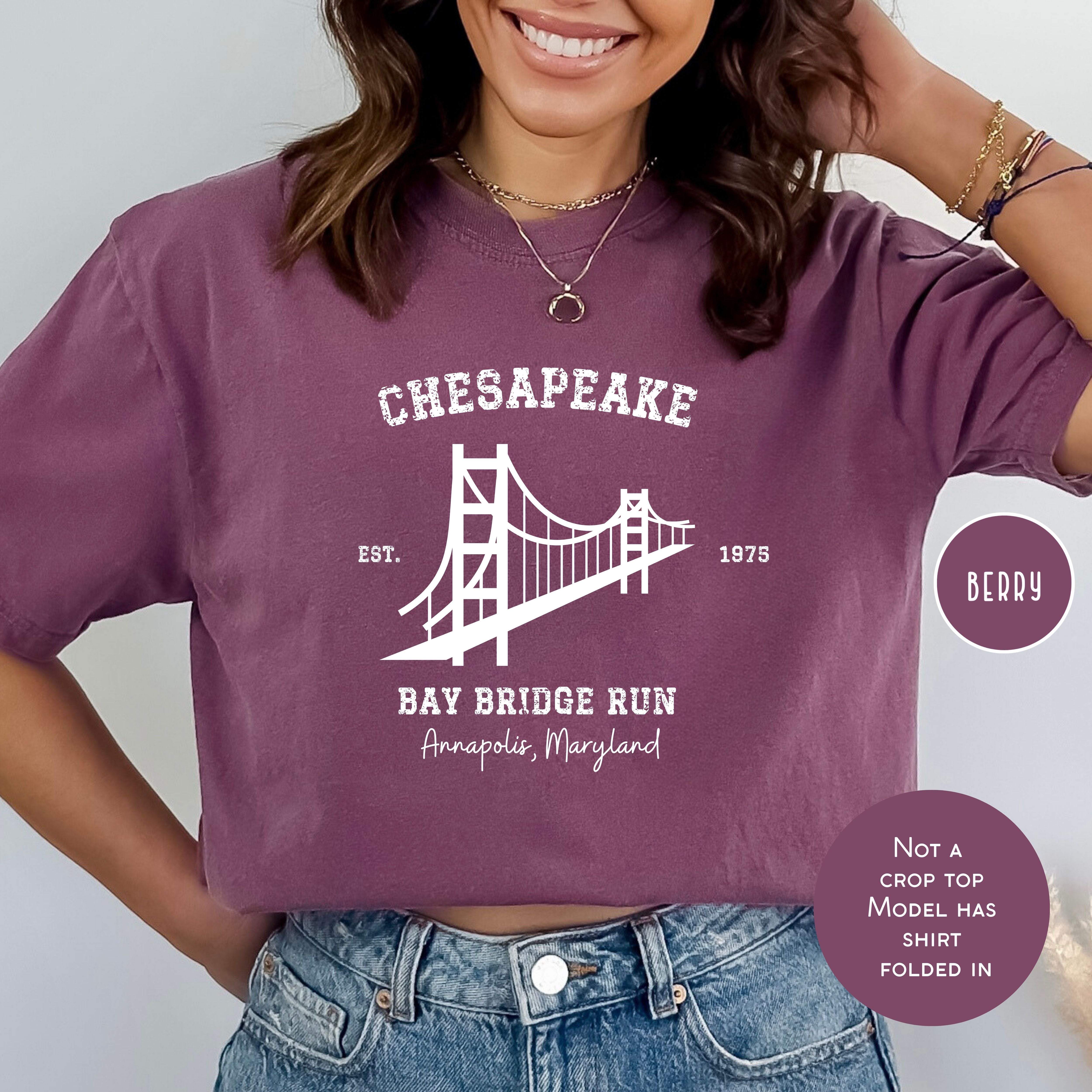 Bay Bridge Run Grunge Style Comfort Colors® Tee