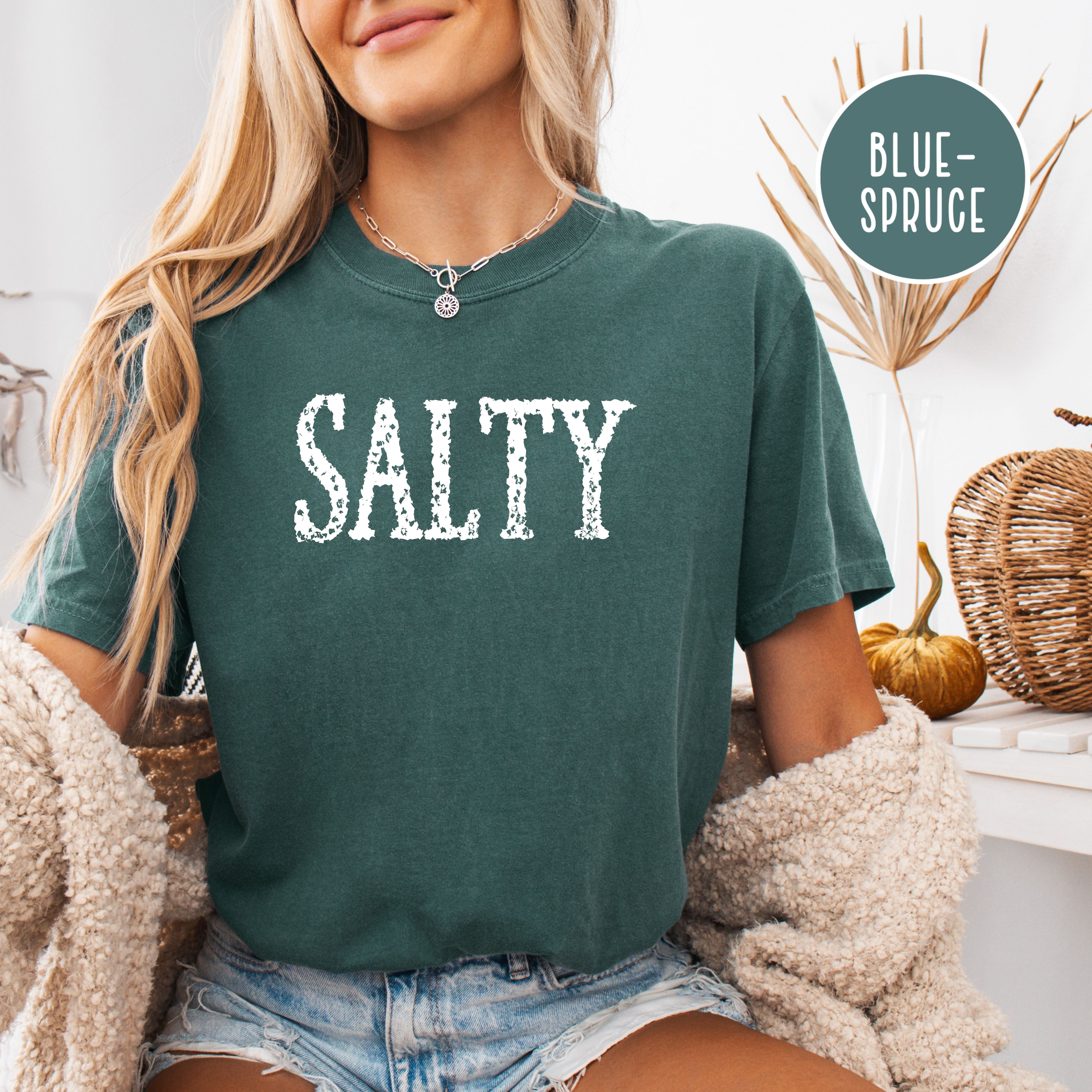 Salty Grunge Comfort Color Beach Tee