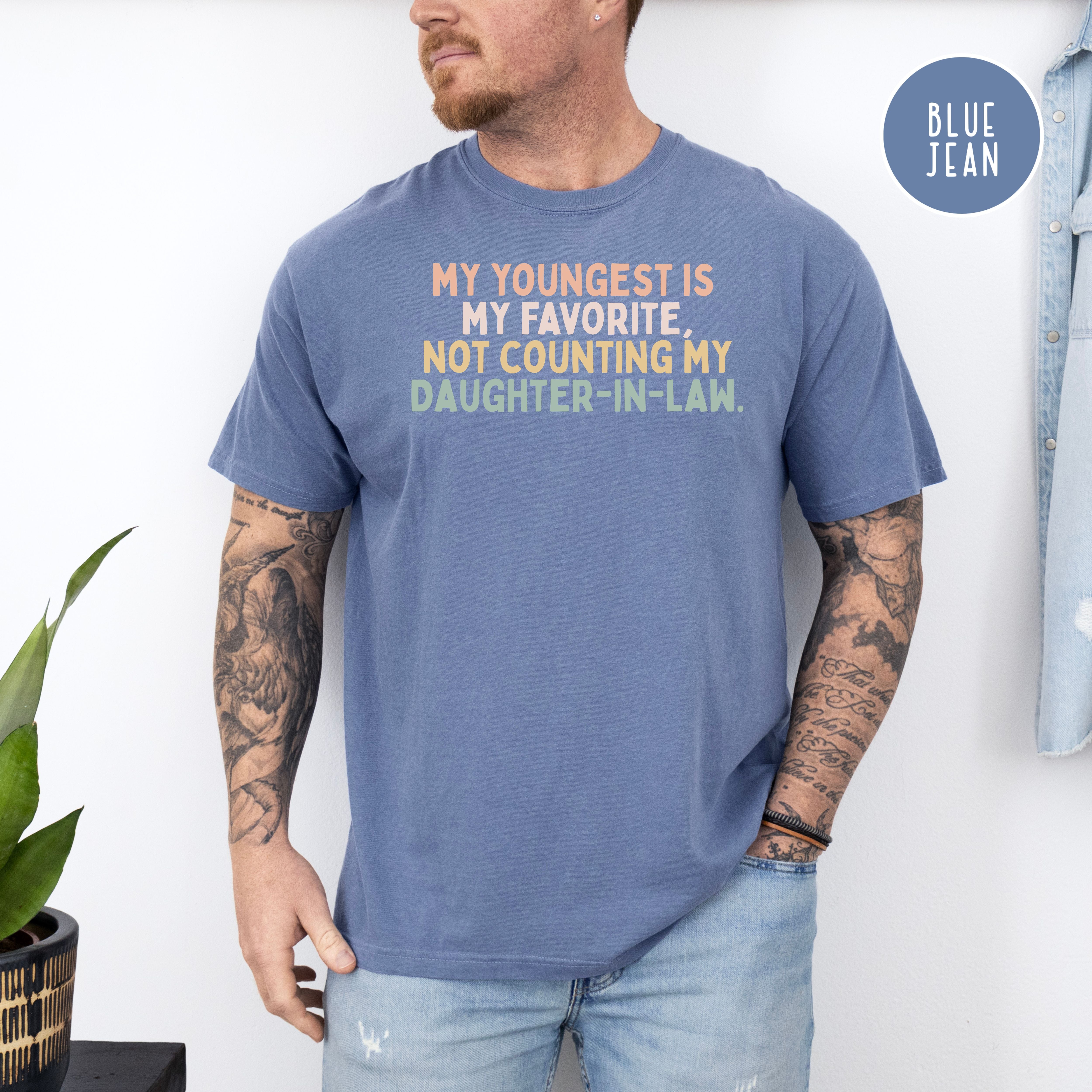 Daughter-In-Law Comfort Colors T-Shirt, Mother's Day Gift, Father's Day Gift