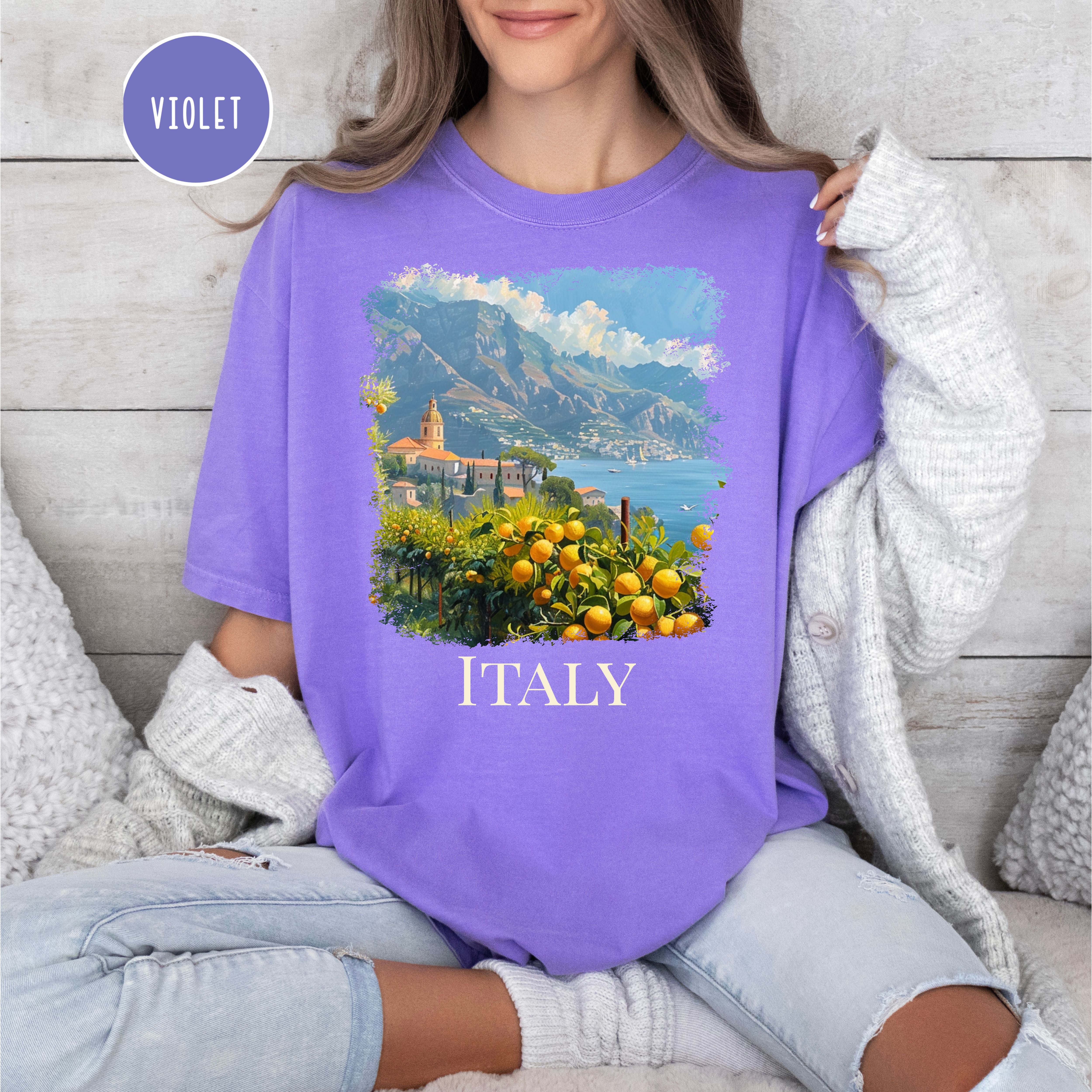 Italy Comfort Colors Italian Vacation Gift Tee