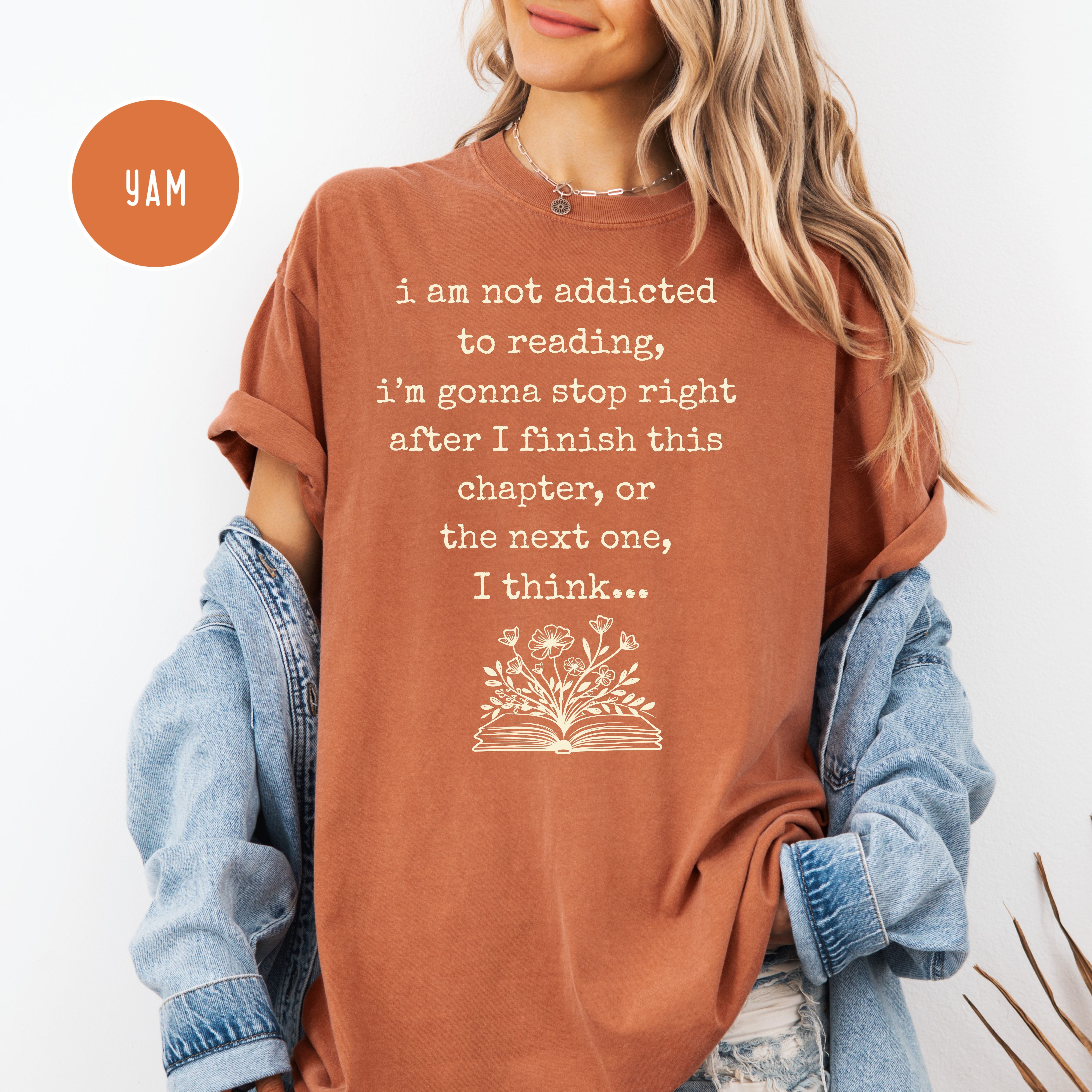 Funny Gift Shirt for Book Lover Comfort Colors Funny Book Club Tee Shirt