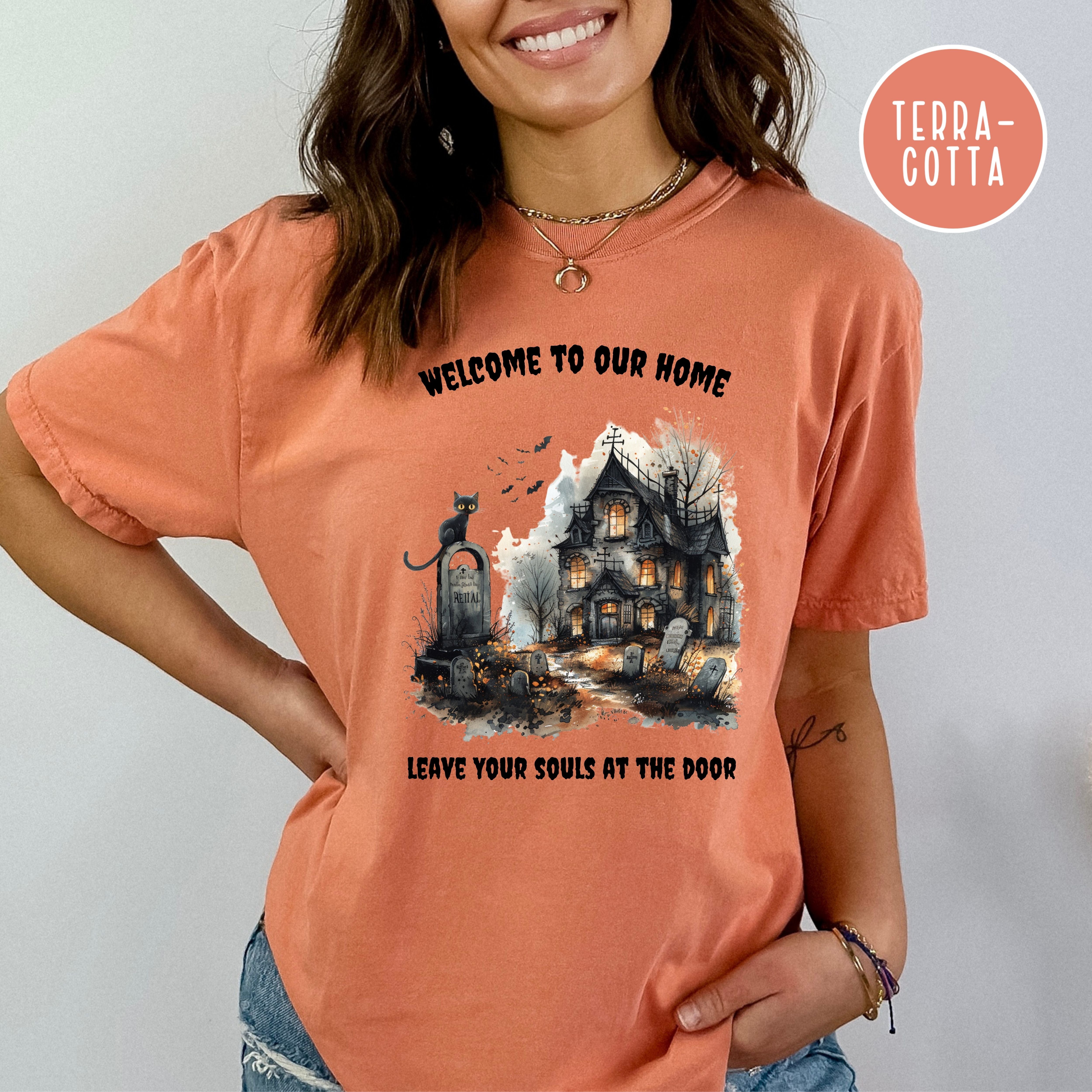 Halloween Haunted House Comfort Colors® Tee