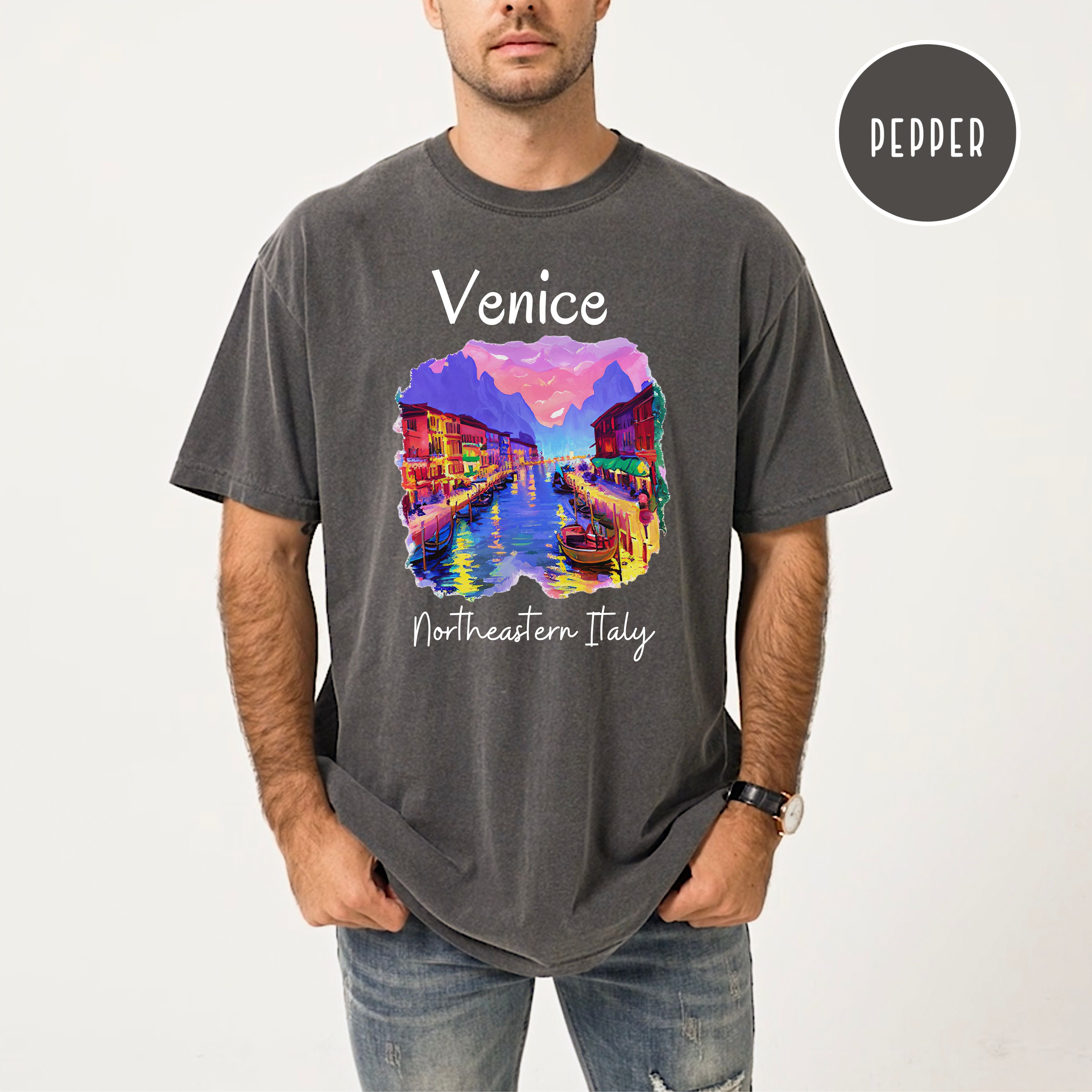 Italy Vacation Gift, Venice Italy Comfort Colors T-Shirt, Venice Gift for Italy Lover