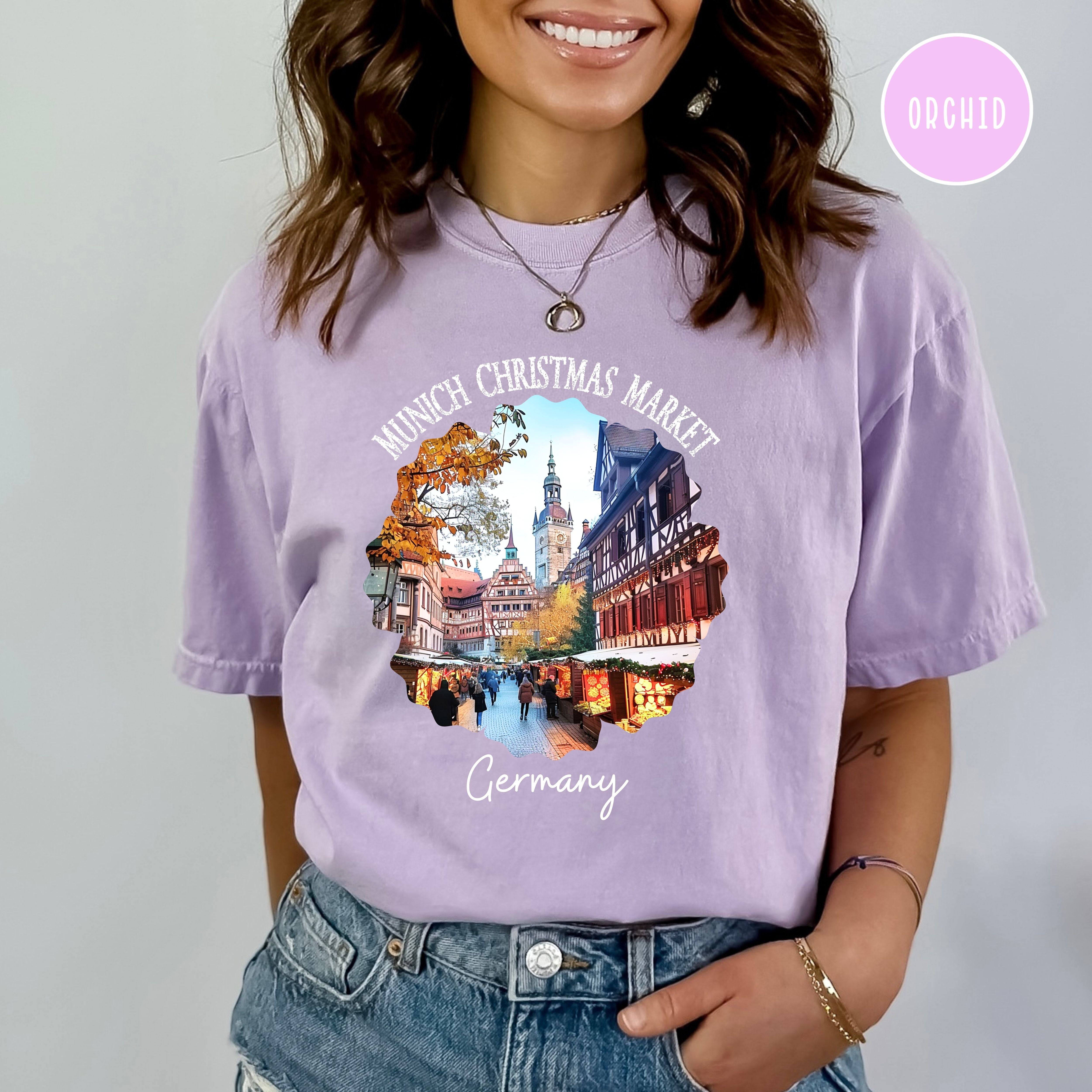 Munich Germany Christmas Market Comfort Colors® Tee