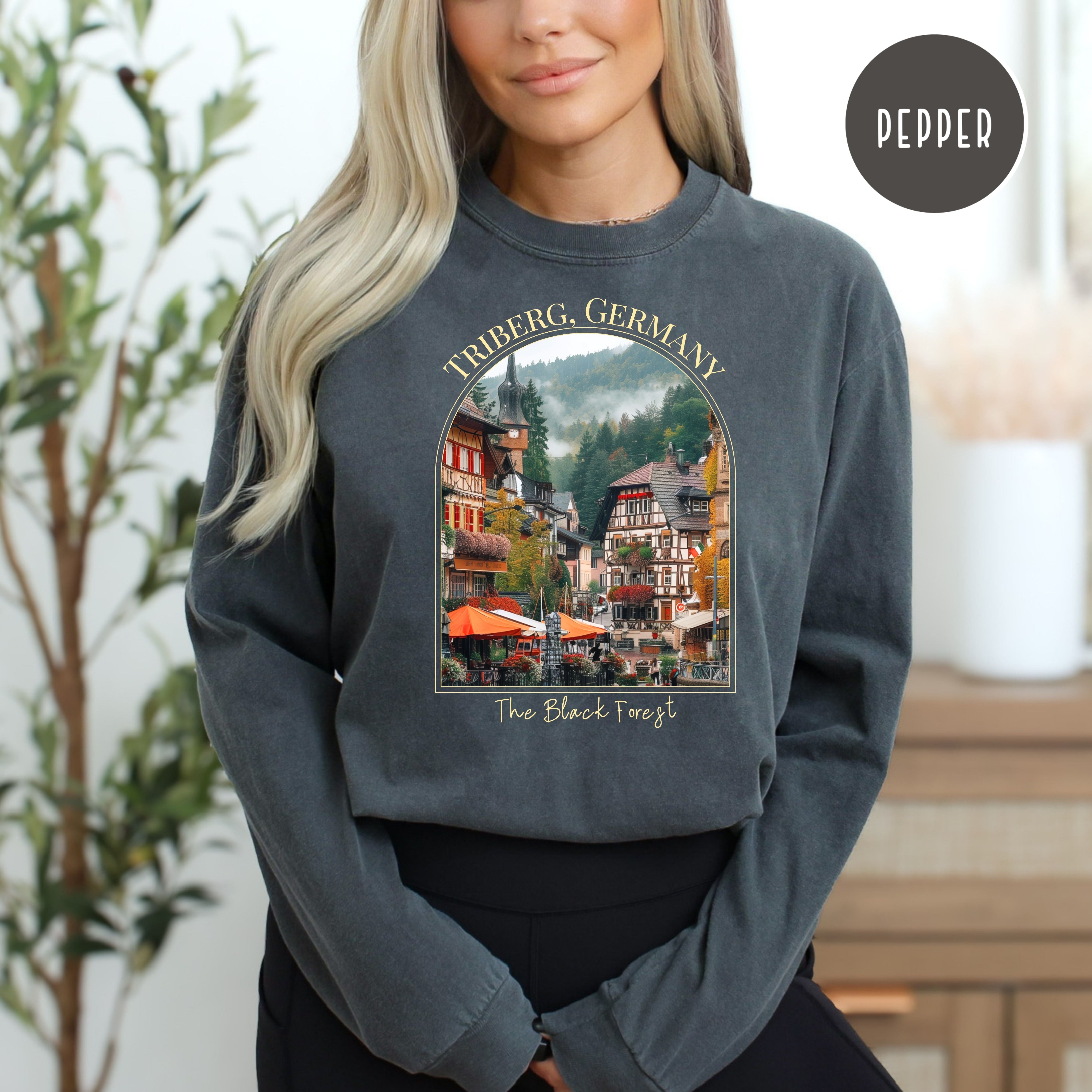 Triberg Germany Black Forest Comfort Colors® Long Sleeve Tee