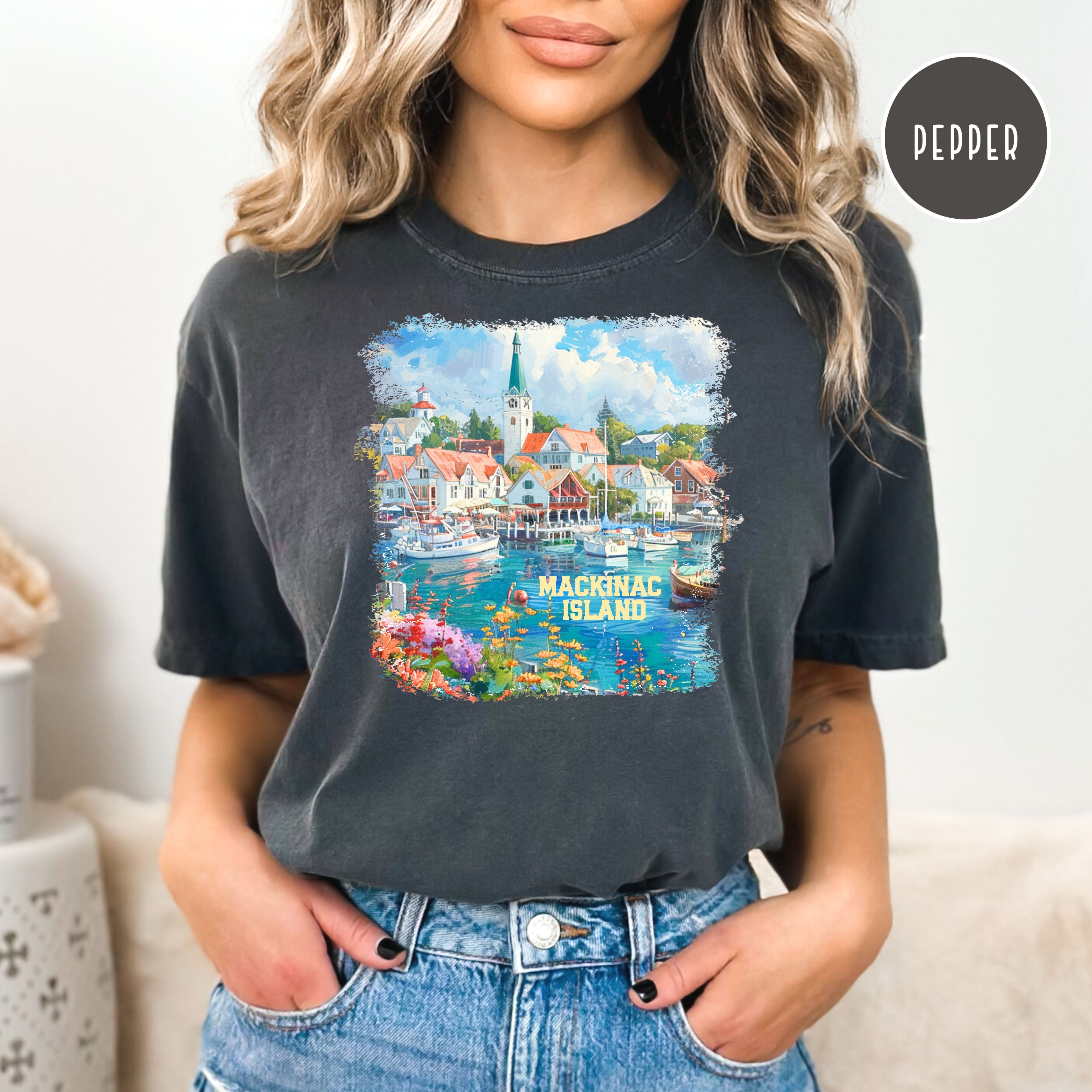 Mackinac Island Michigan Comfort Colors® Tee