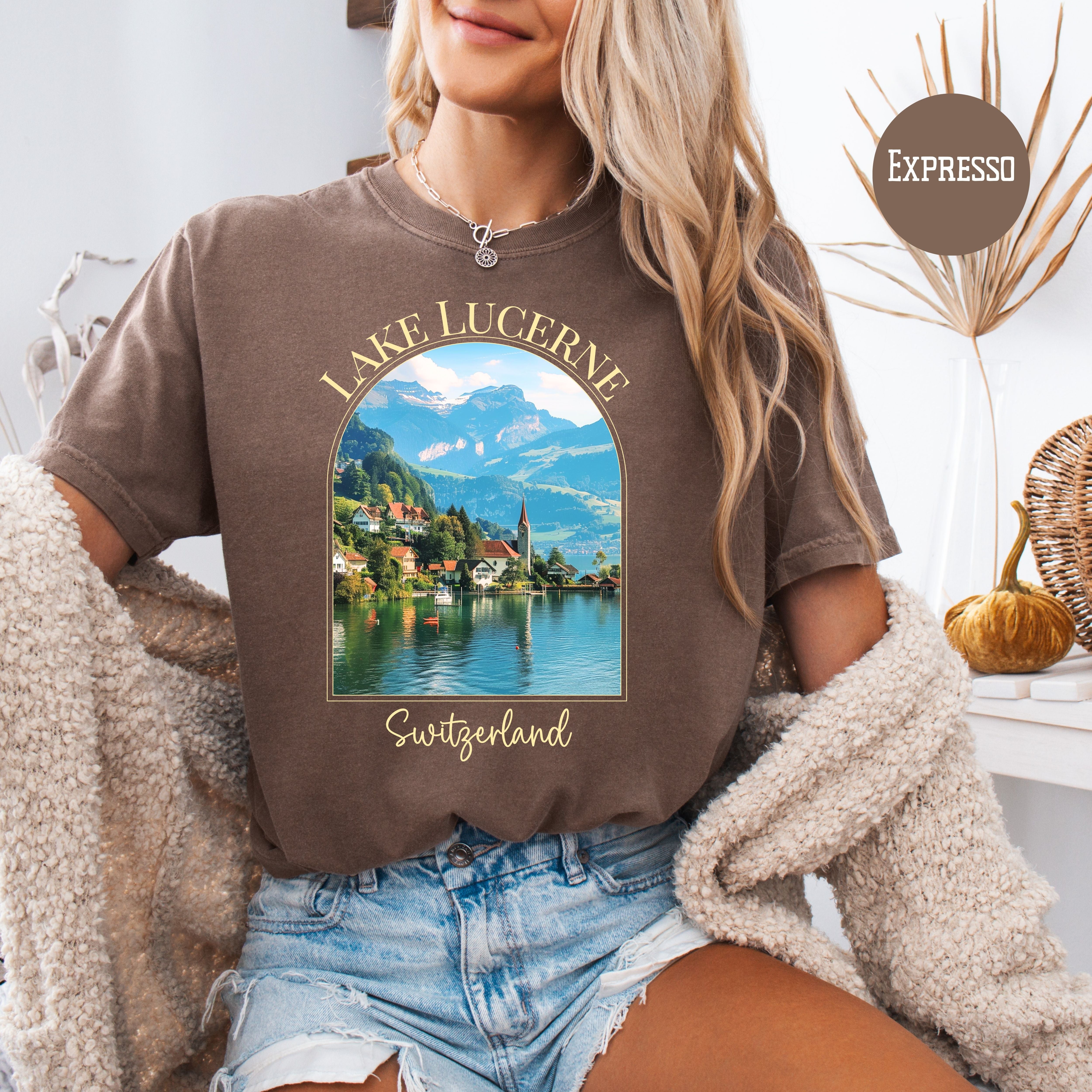 Lake Lucerne Switzerland Comfort Colors® Tee