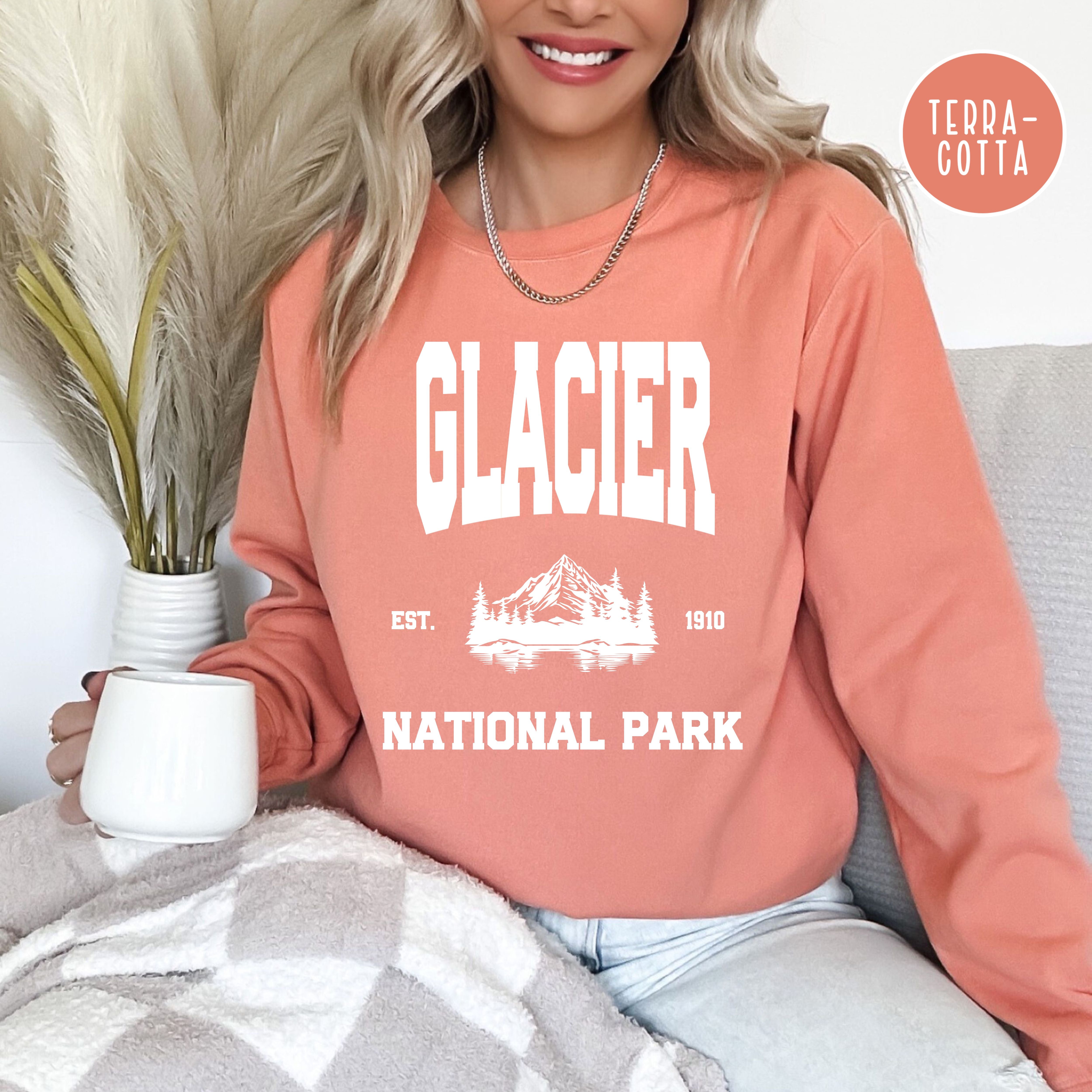 Glacier National Park Montana Comfort Colors® Sweatshirt