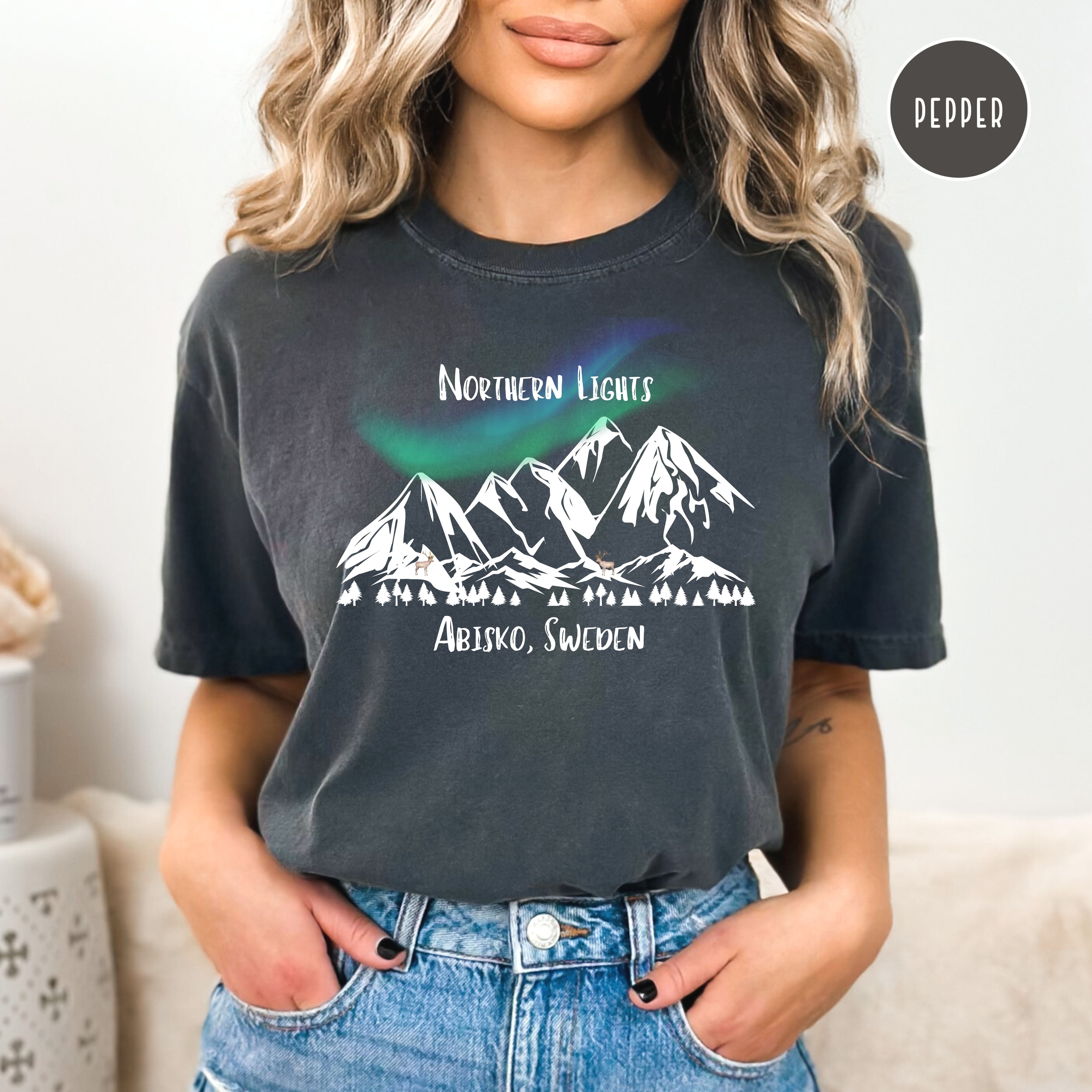 Northern Lights Abisko Sweden Comfort Colors® Tee