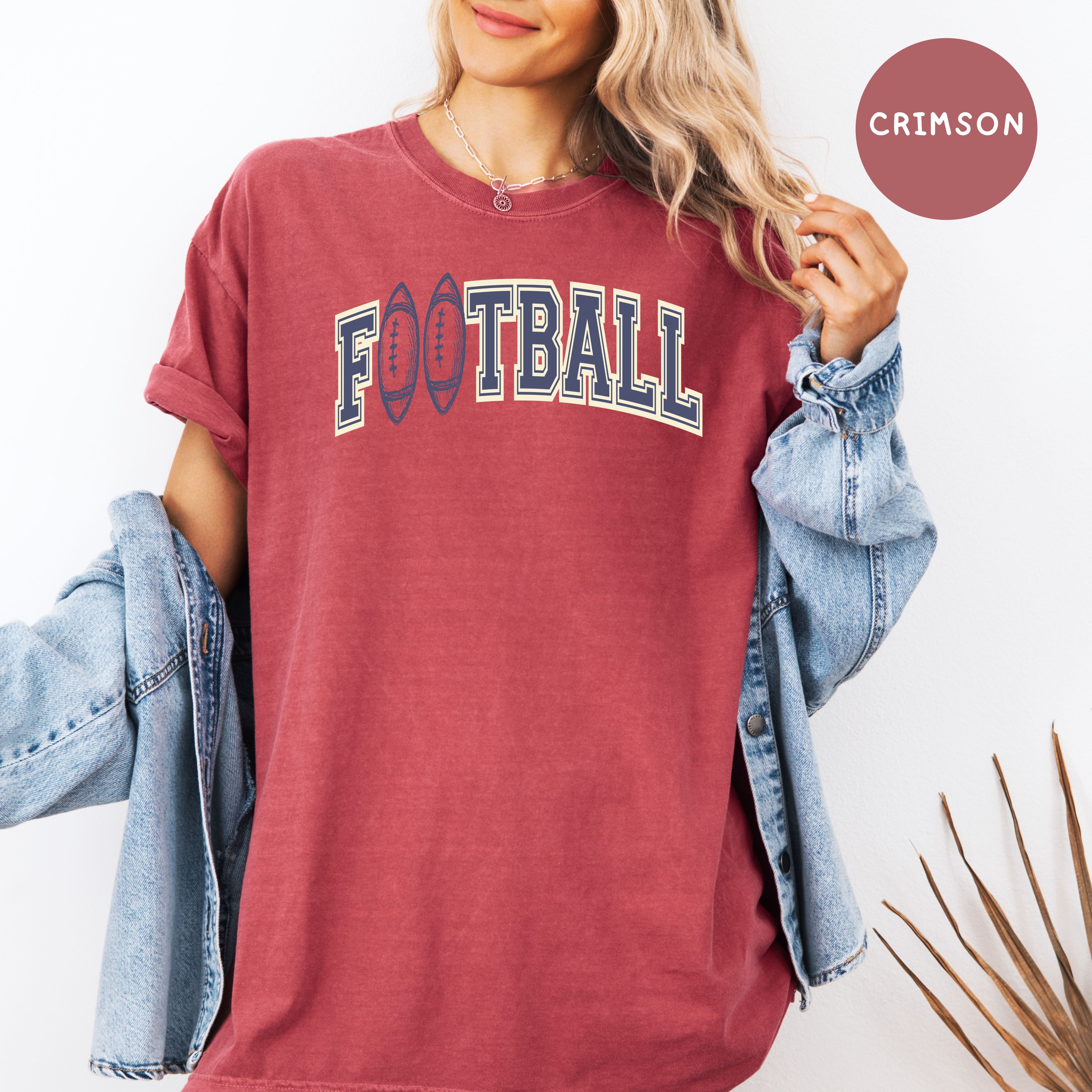 Football Comfort Colors Unisex Gift Shirt for Football Fan