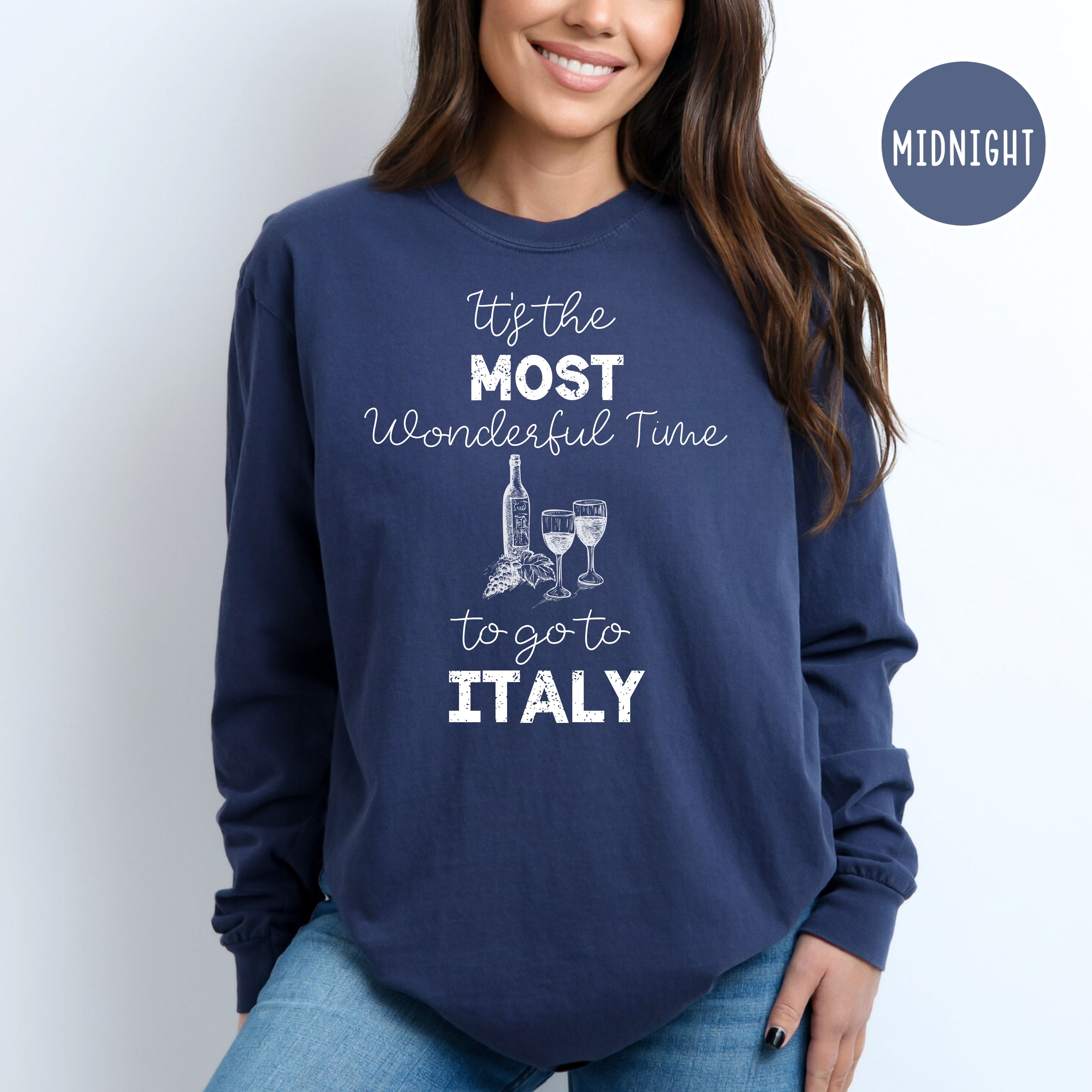 The Most Wonderful Time To Travel To Italy Comfort Colors® Long Sleeve Tee