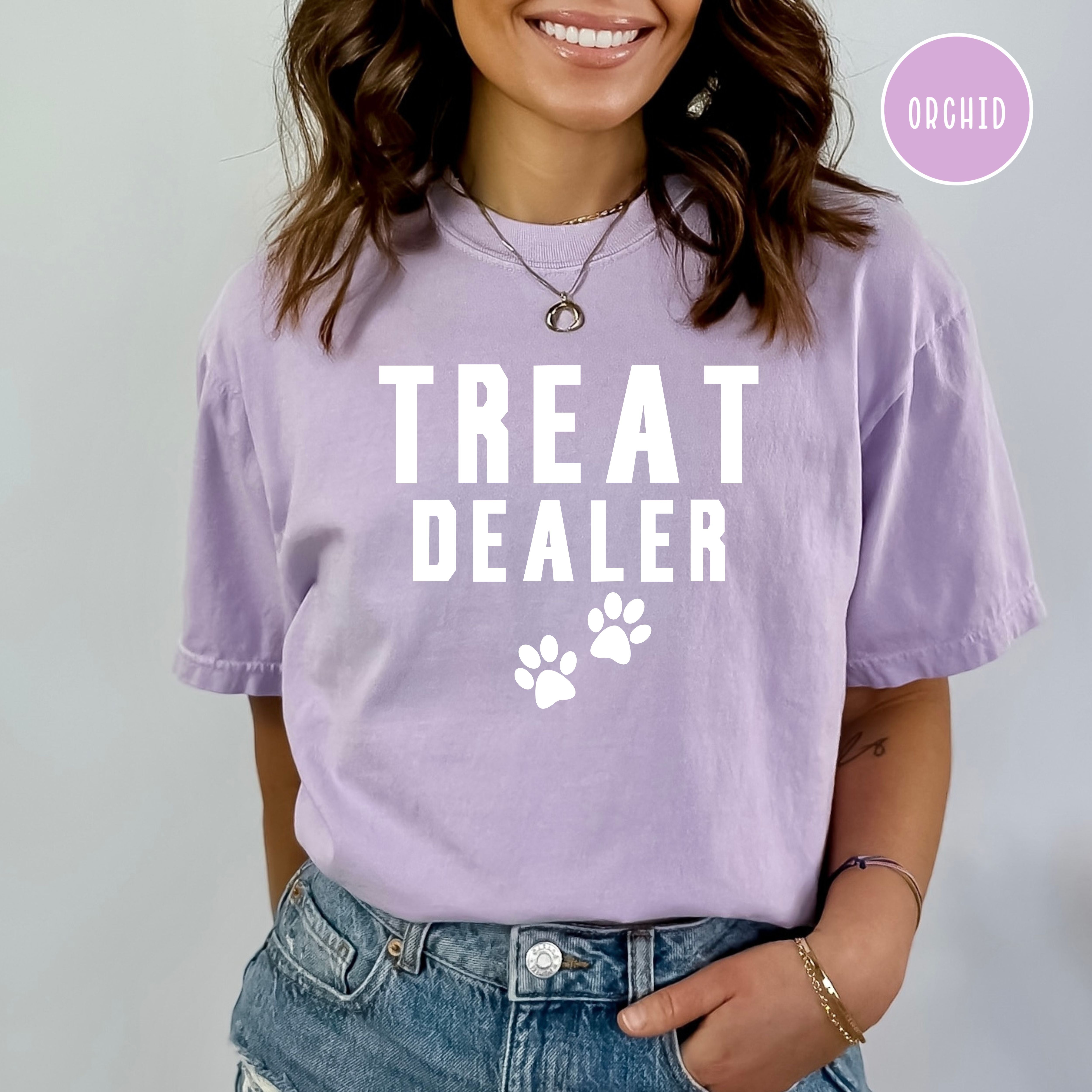 Treat Dealer Funny Dog Mom Comfort Colors® Tee