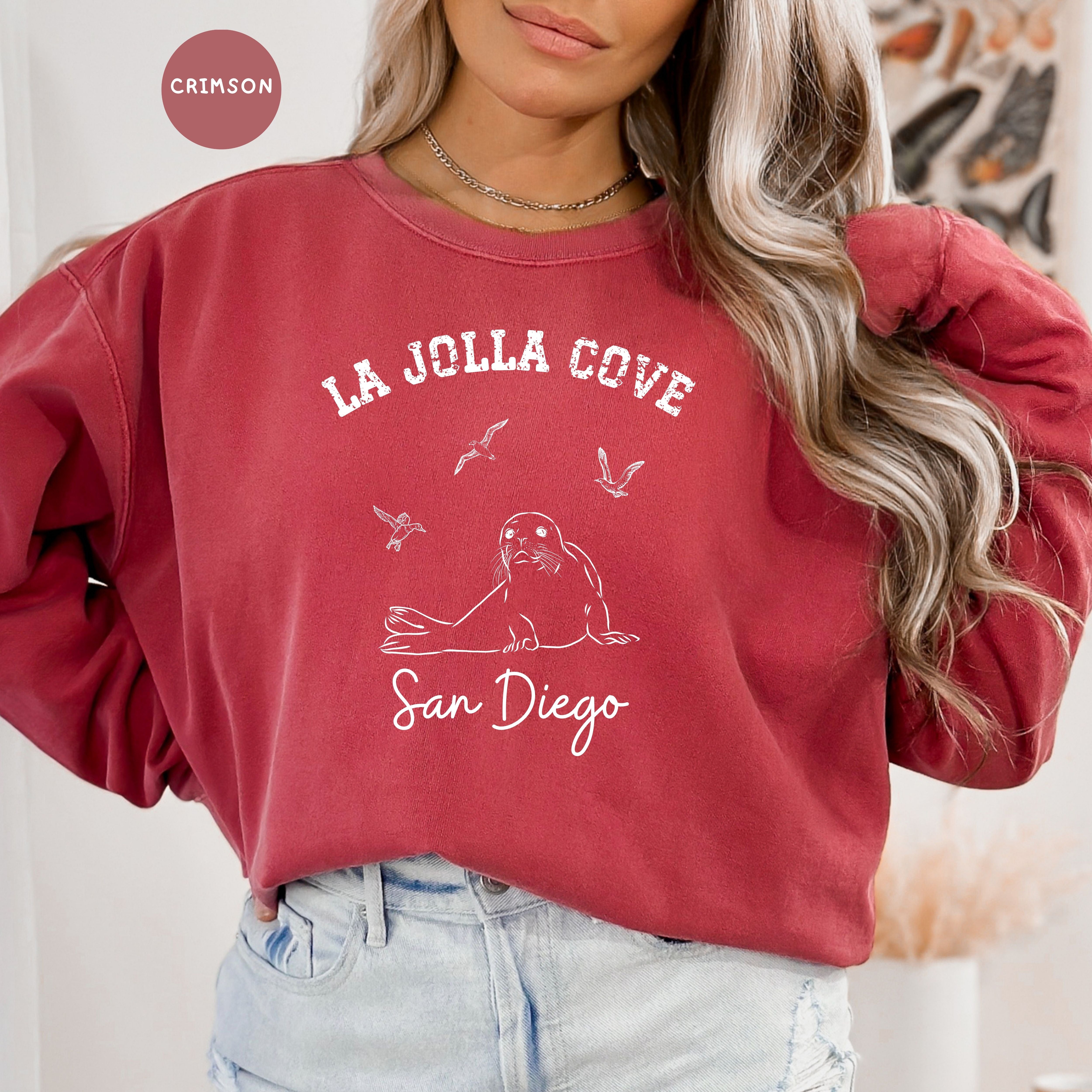 La Jolla Cove San Diego Comfort Colors® Crewneck Unisex Sweatshirt