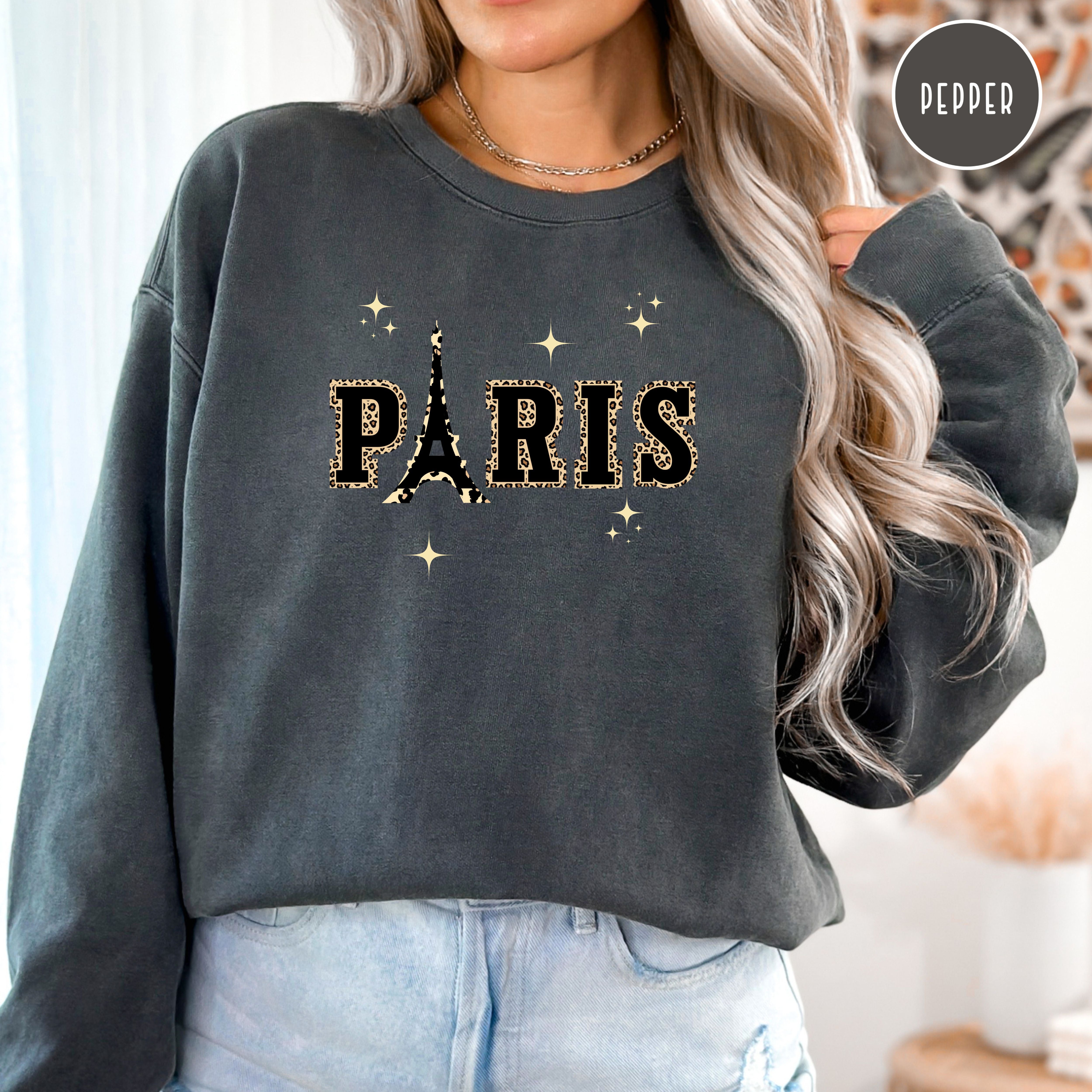 Paris Cheta Comfort Colors® Sweatshirt