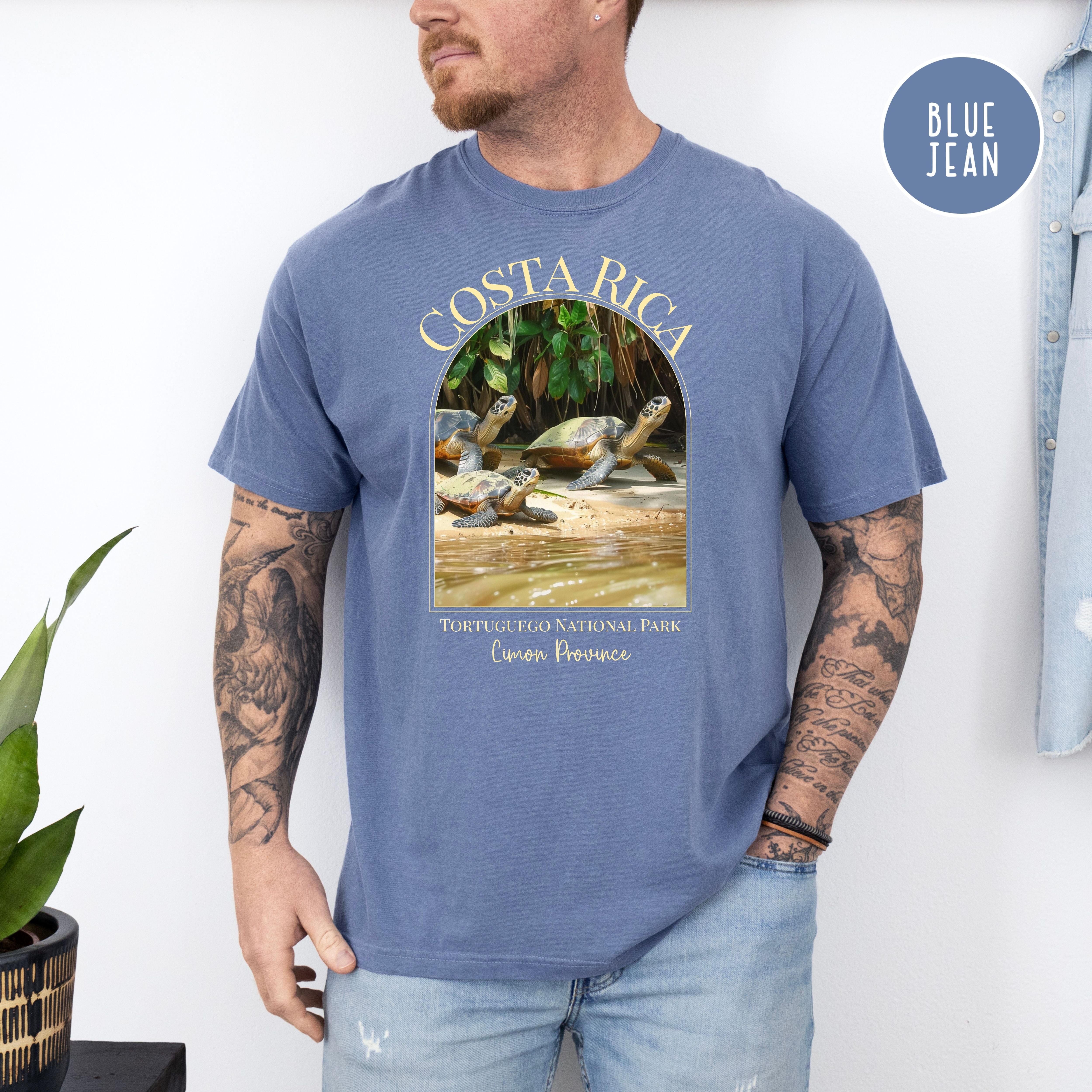 Costa Rica Nesting Turtles Comfort Colors T-Shirt, Tortuguero National Park Costa Rica