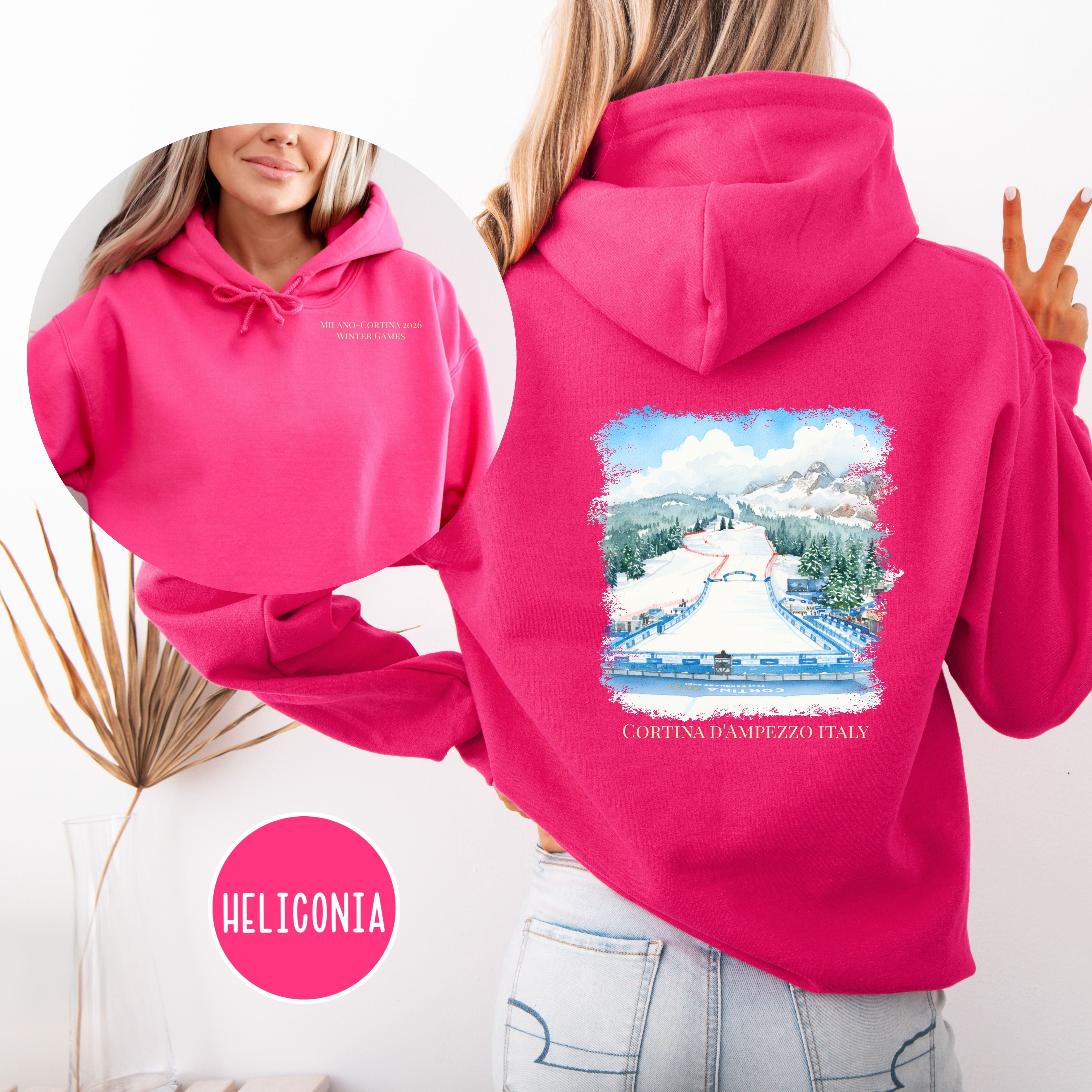 Milano Cortina d'Ampezzo Italy 2026 Winter Games Pullover Hoodie