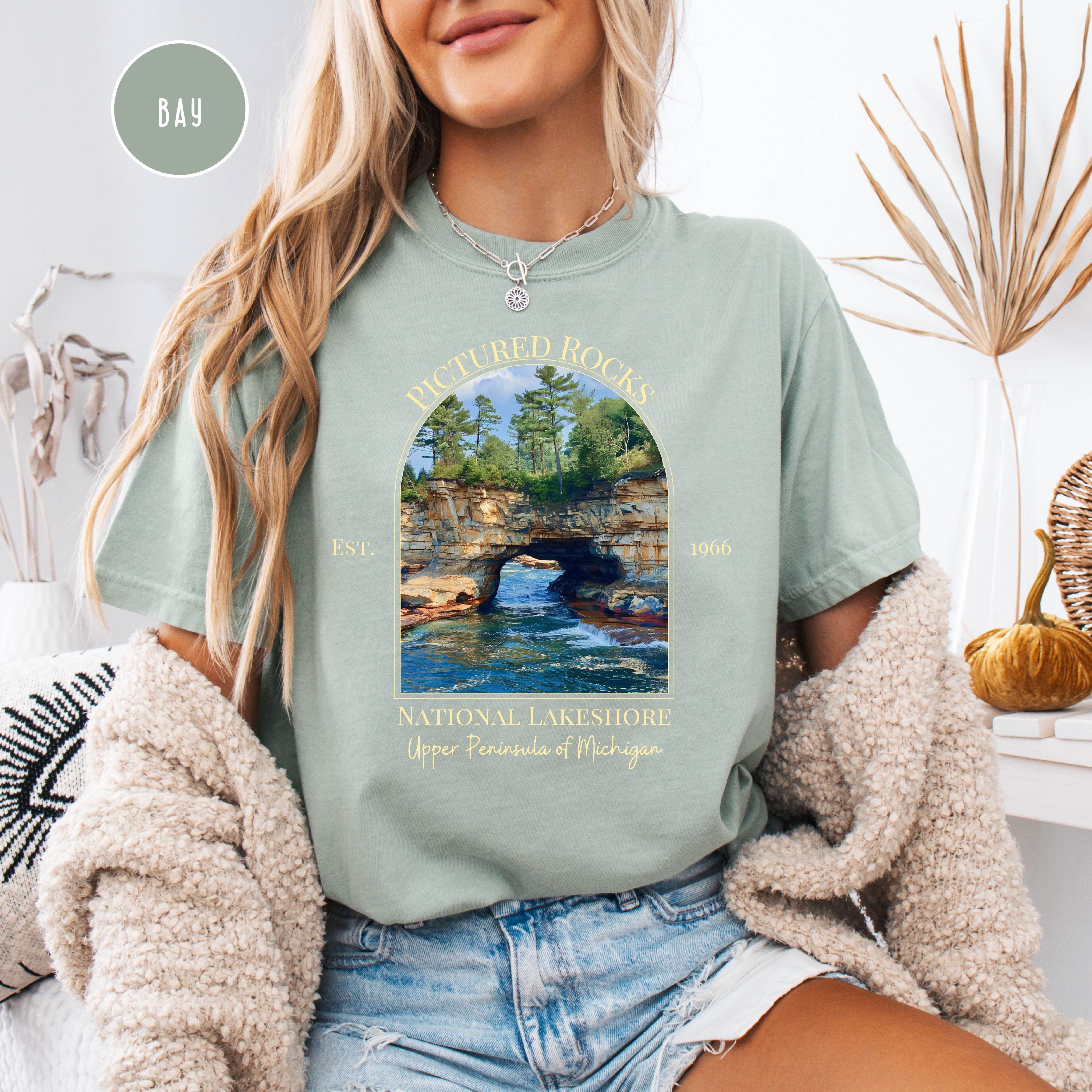 Pictured Rocks National Lakeshore UP of Michigan Comfort Colors® Tee