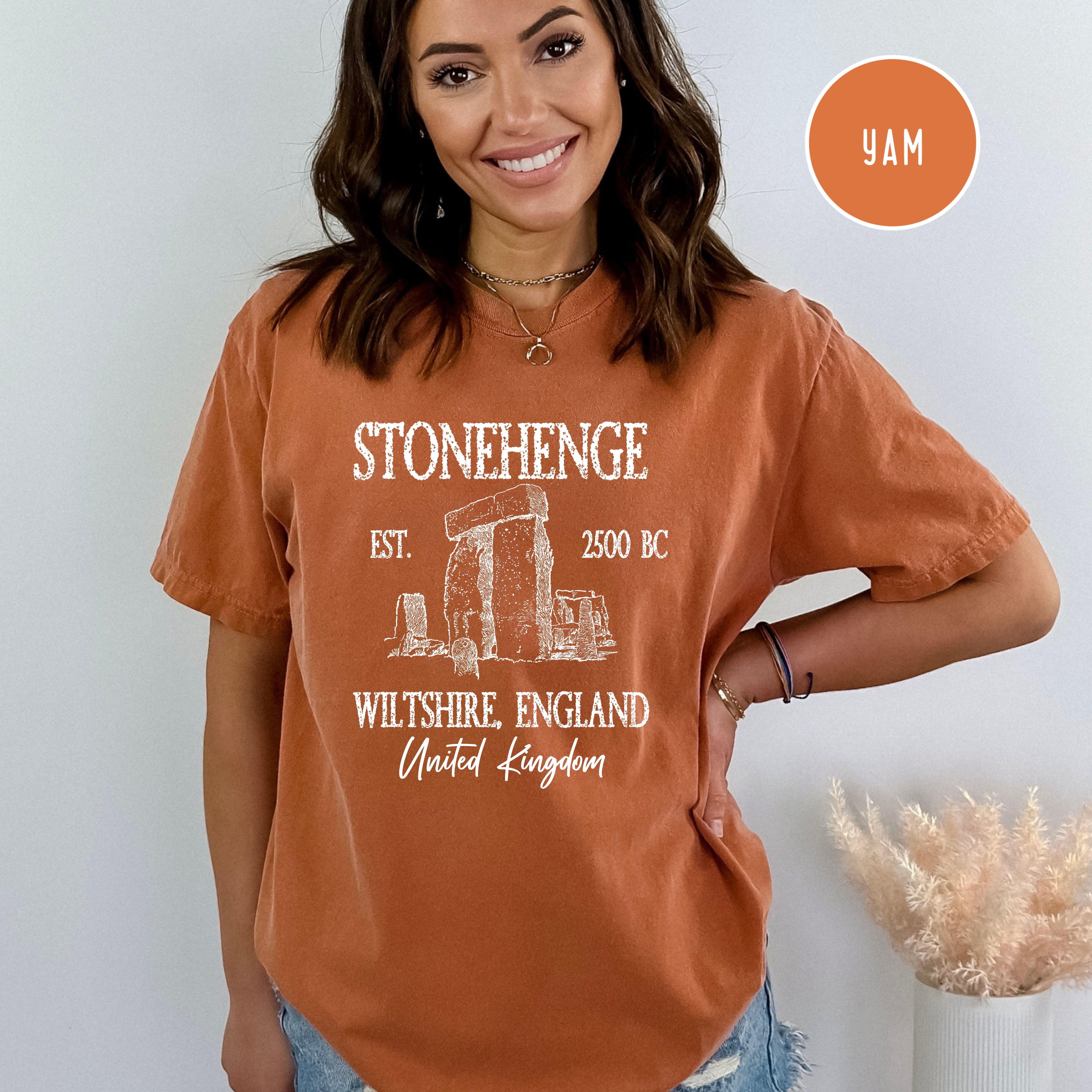 Stonehenge England Grunge Comfort Colors® Tee