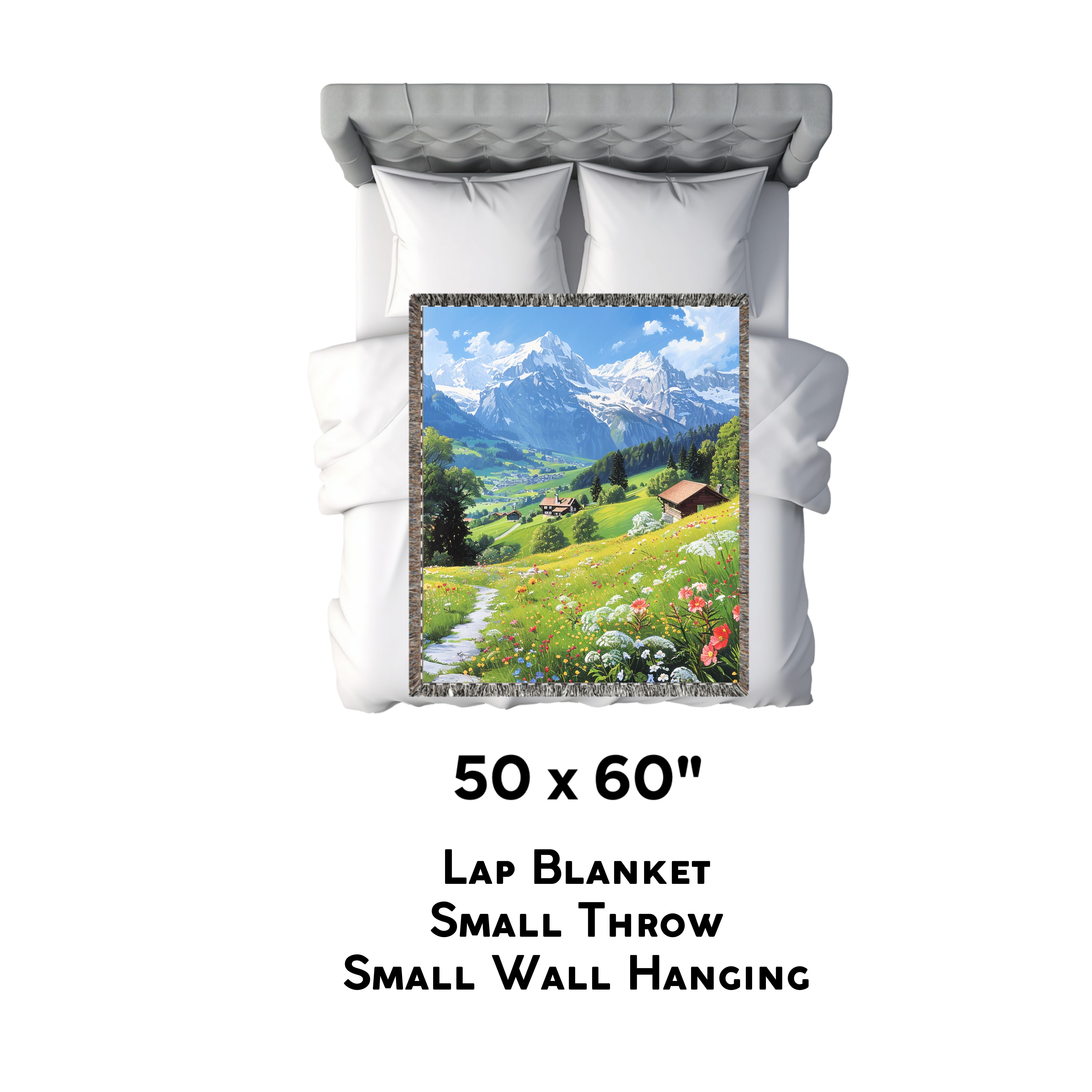 Lucerne Switzerland Woven Blanket Gift
