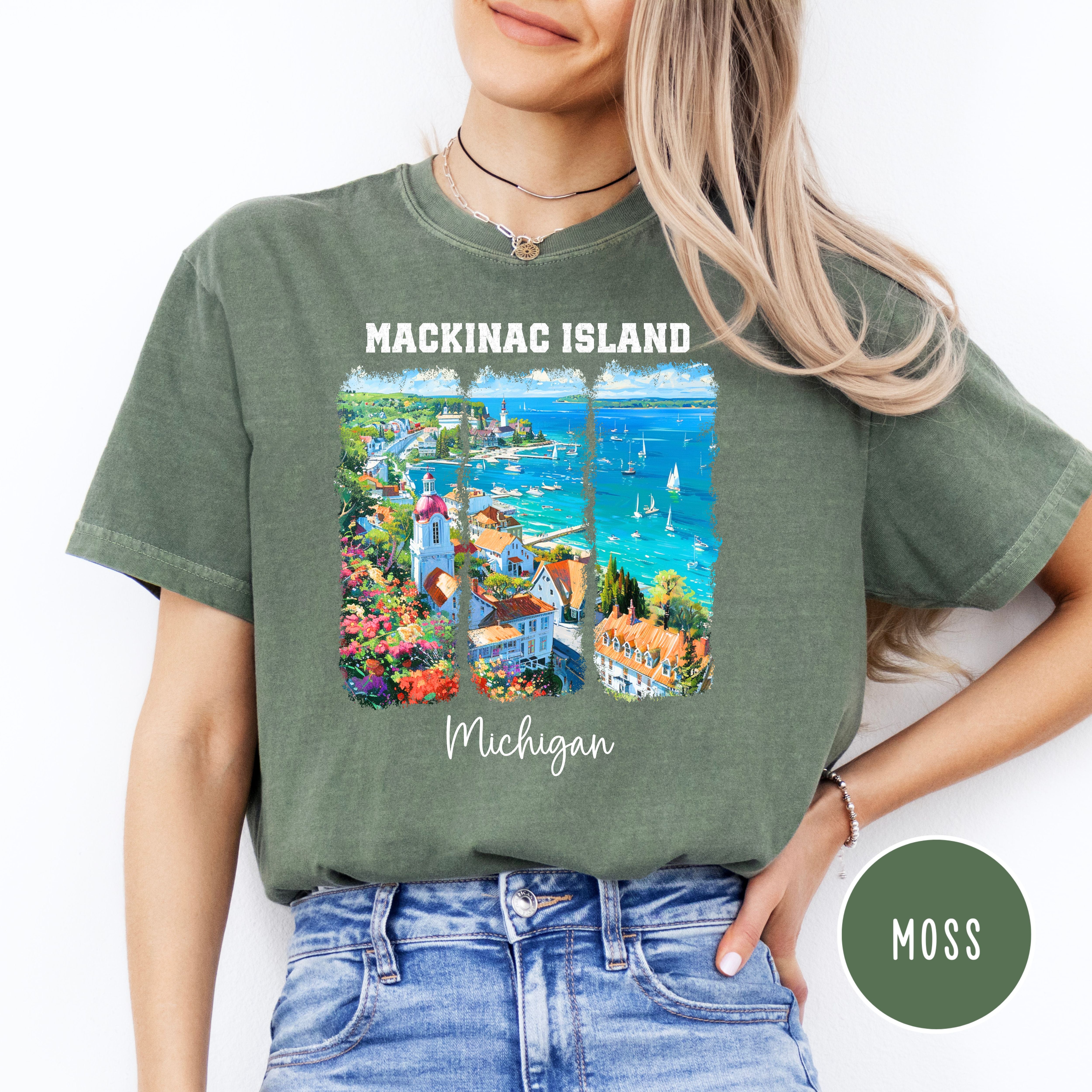 Mackinac Island Michigan Comfort Colors® Tee