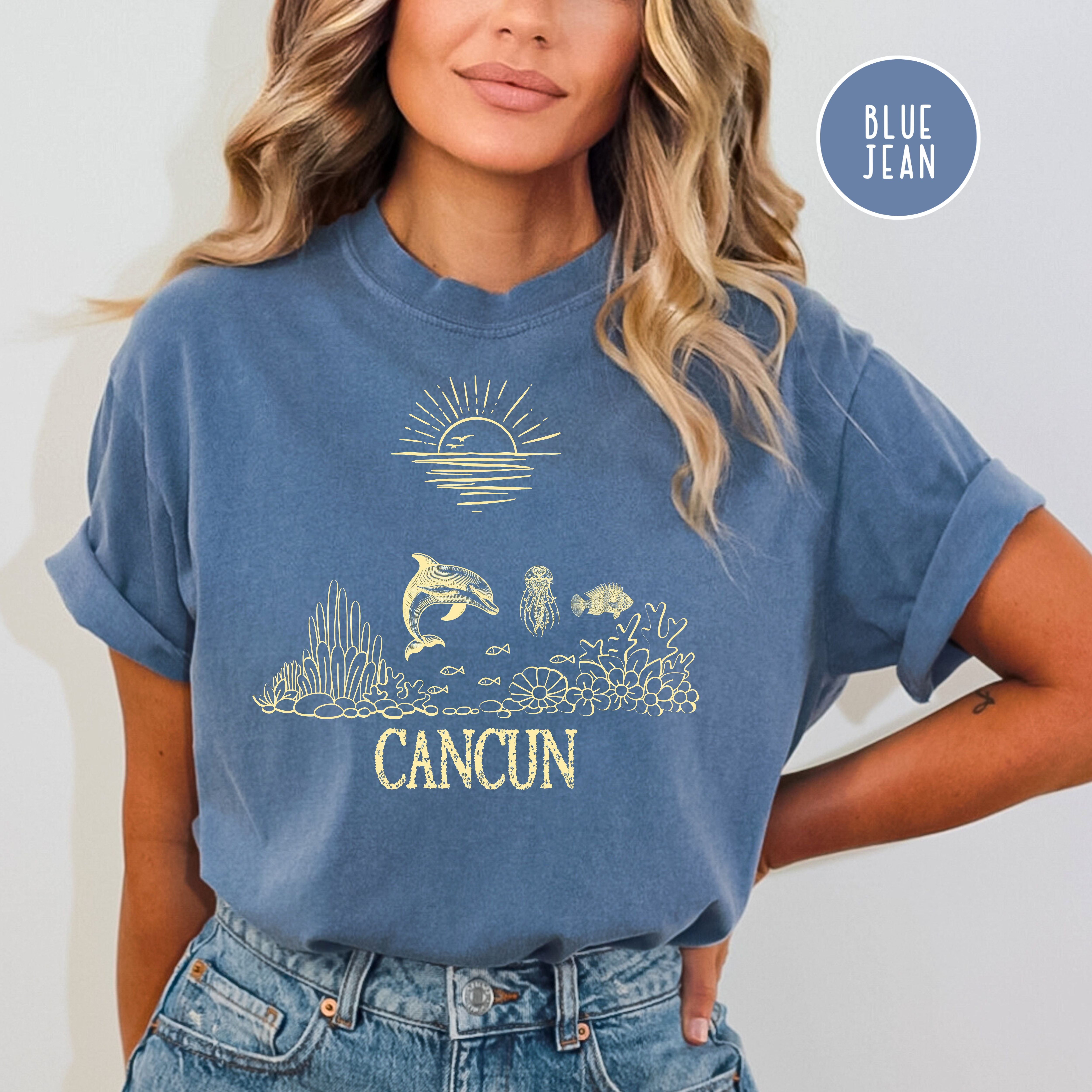 Cancun Mexico Vacation Gift Comfort Colors® Tee