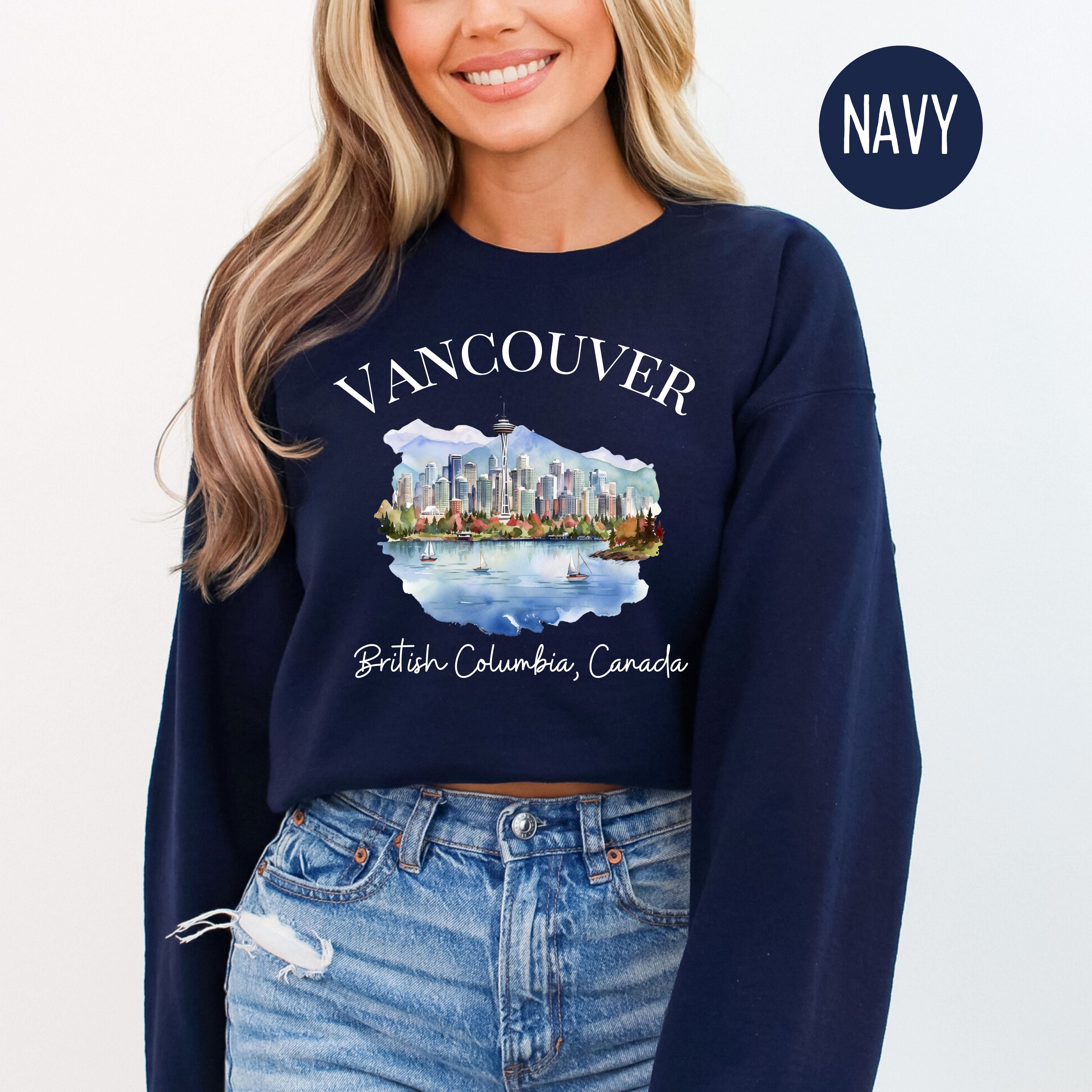 Vancouver British Columbia Canada Sweatshirt