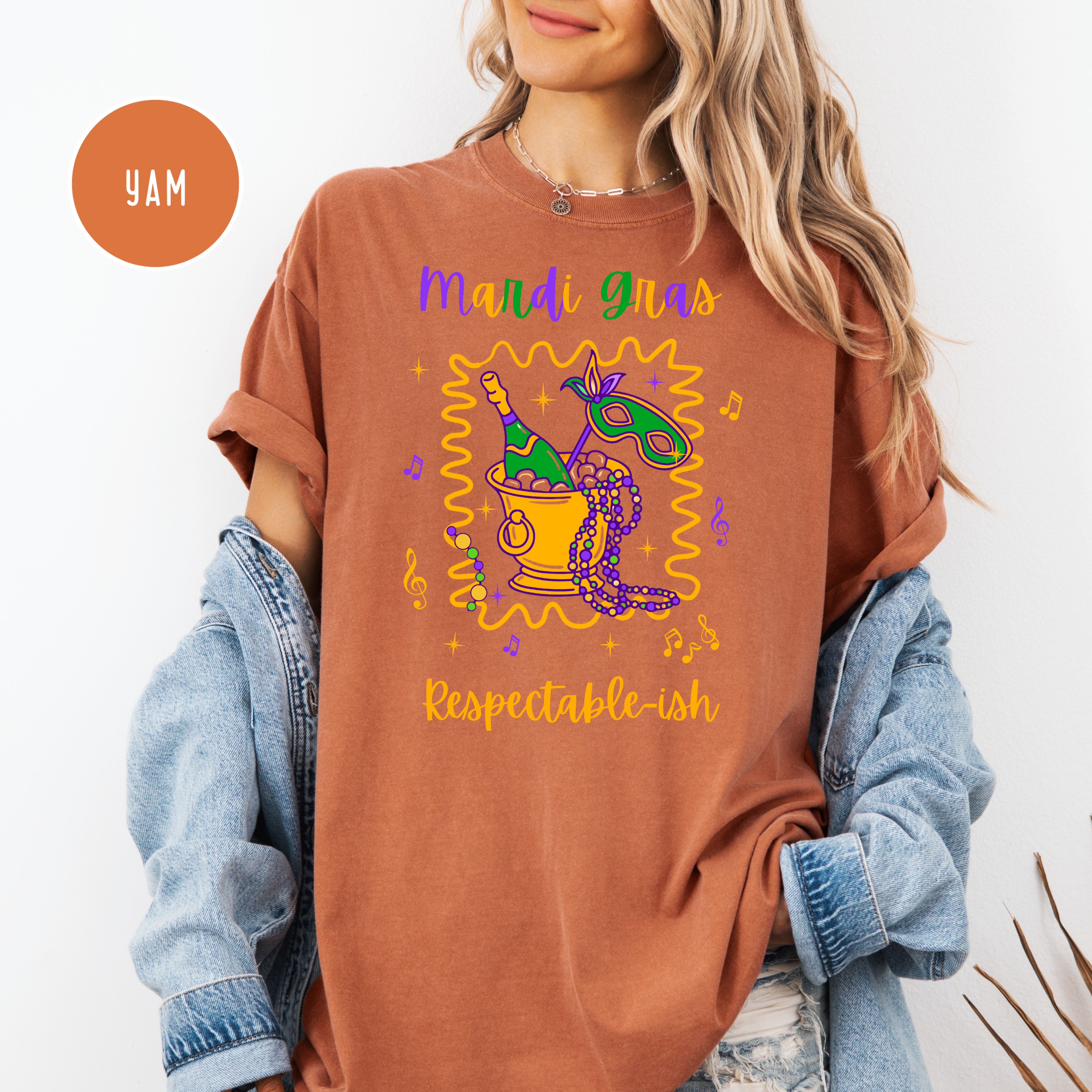 Mardi Gras Celebration Comfort Colors T-Shirt, New Orleans Travel Shirt