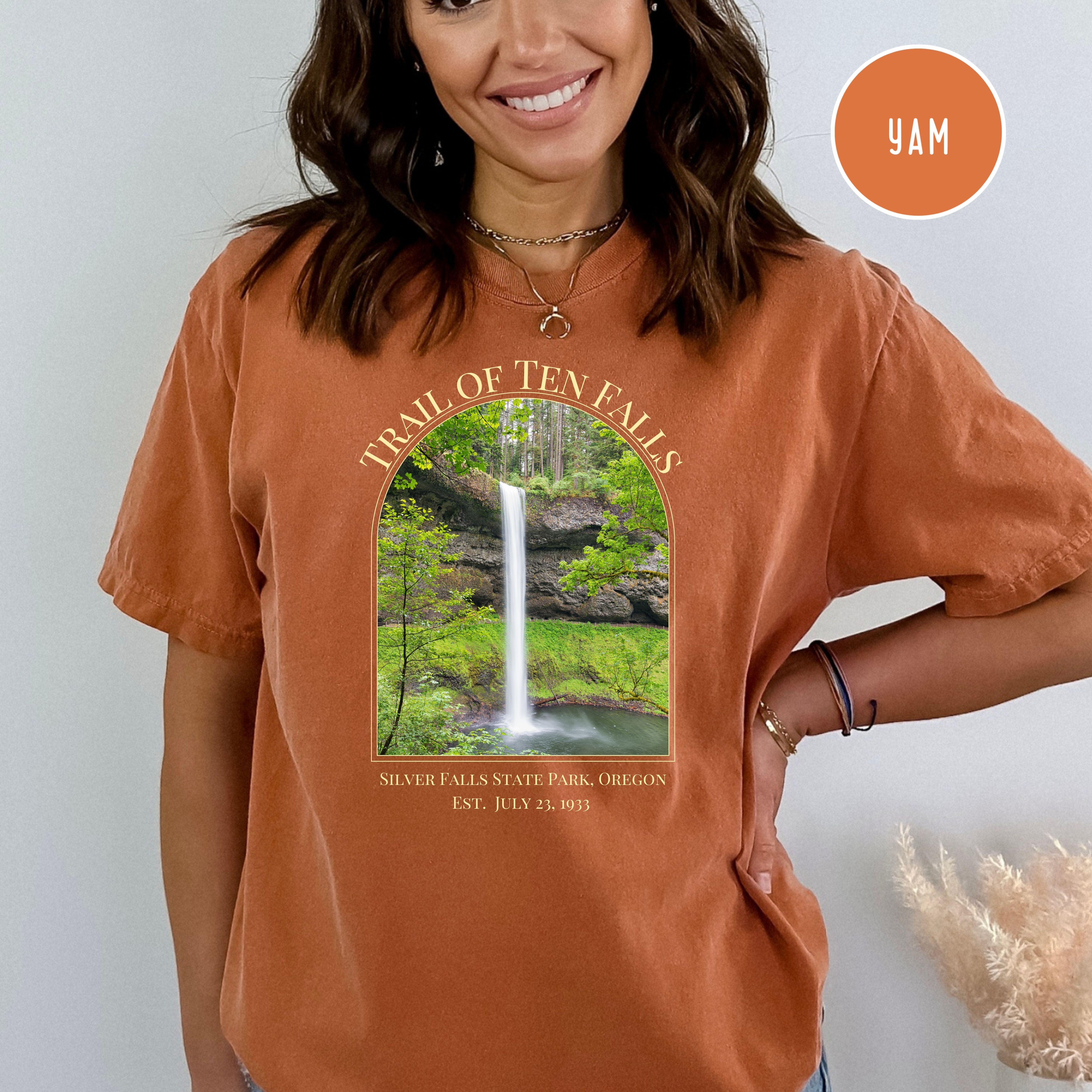 Trail of Ten Falls Silver Falls State Park Oregon, Comfort Colors® Tee