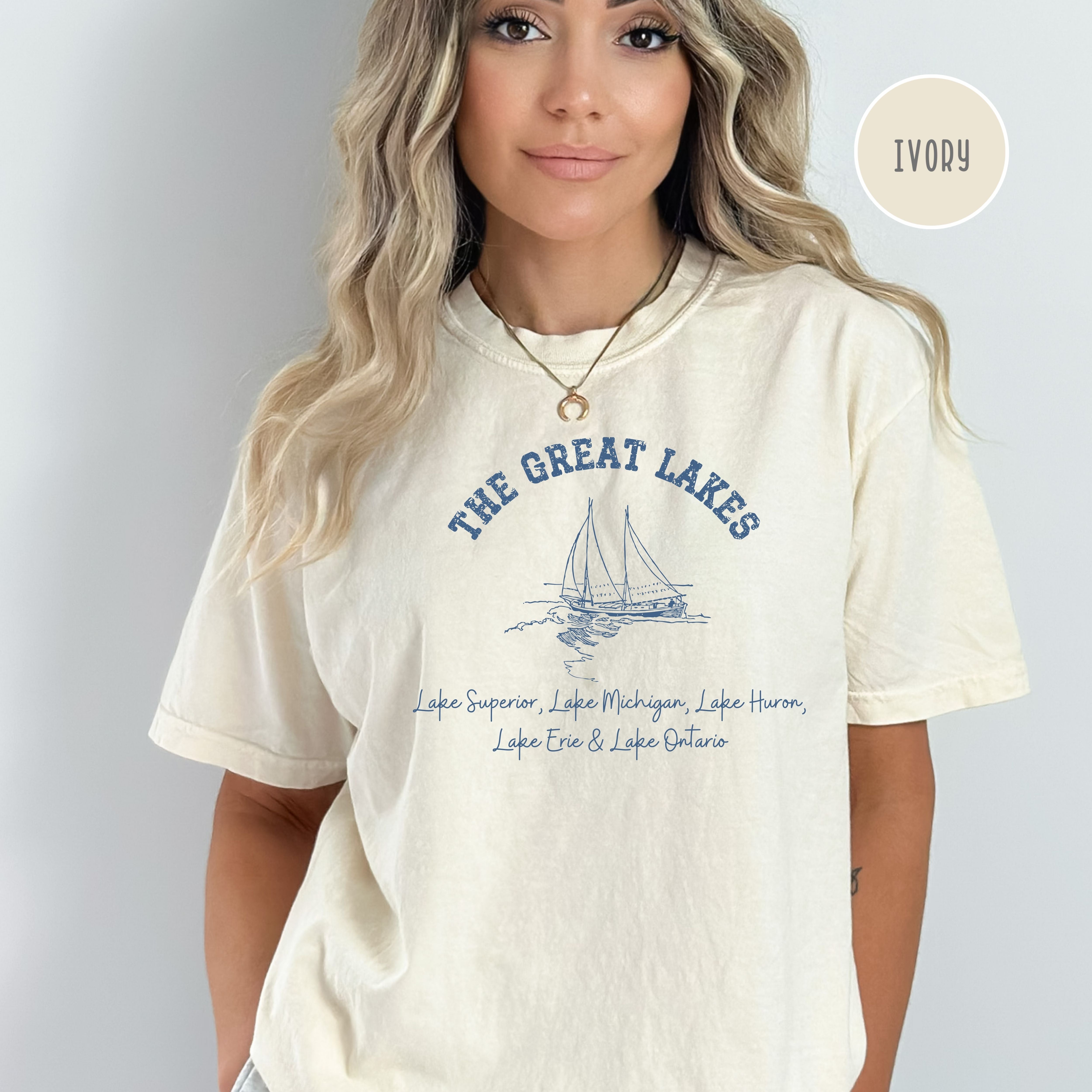 Great Lakes Grunge Style Comfort Colors® Tee
